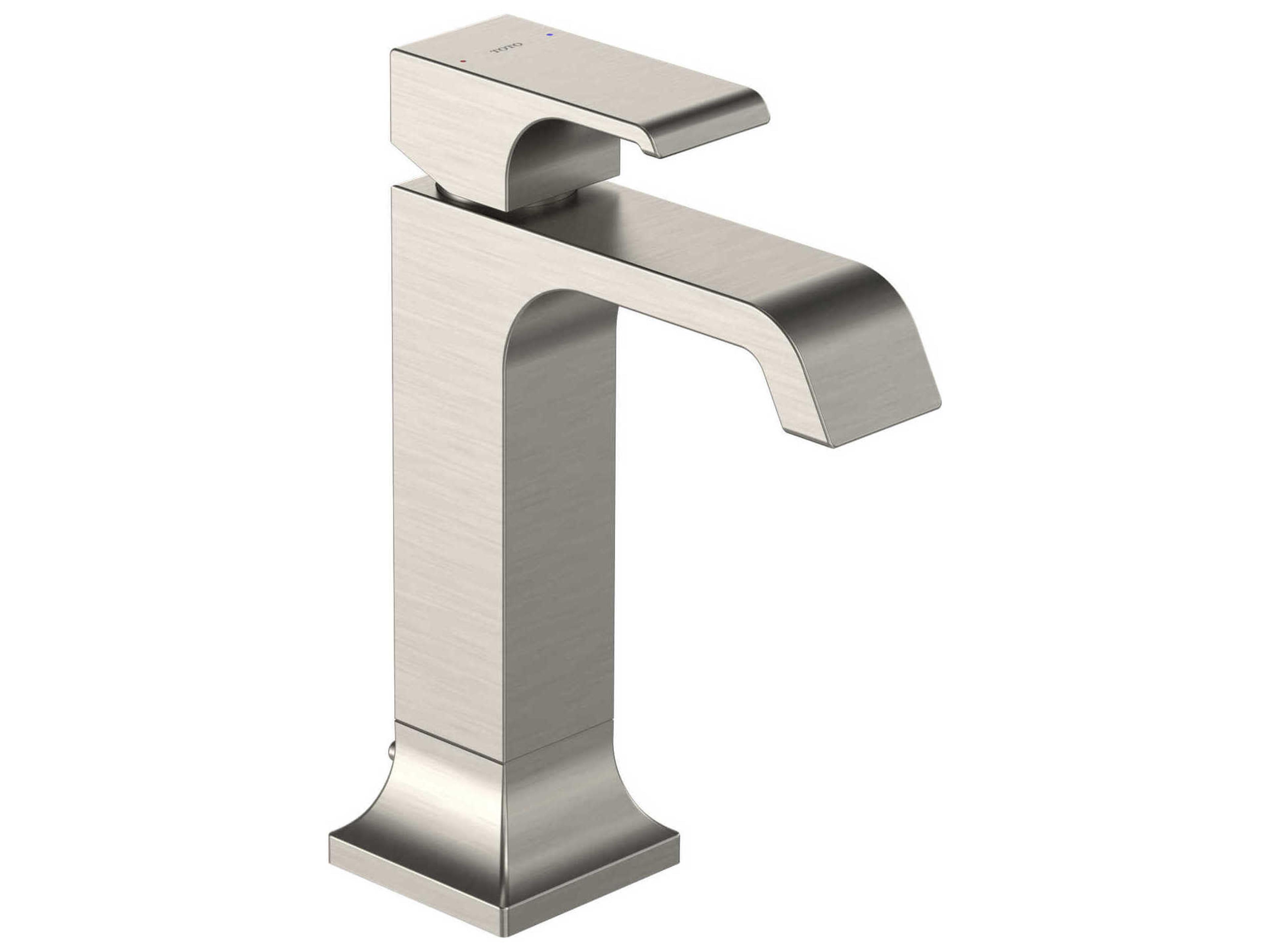 TOTO Global Composed Single Handle Semi-Vessel Bathroom Sink Faucet with Comfort Glide Technology