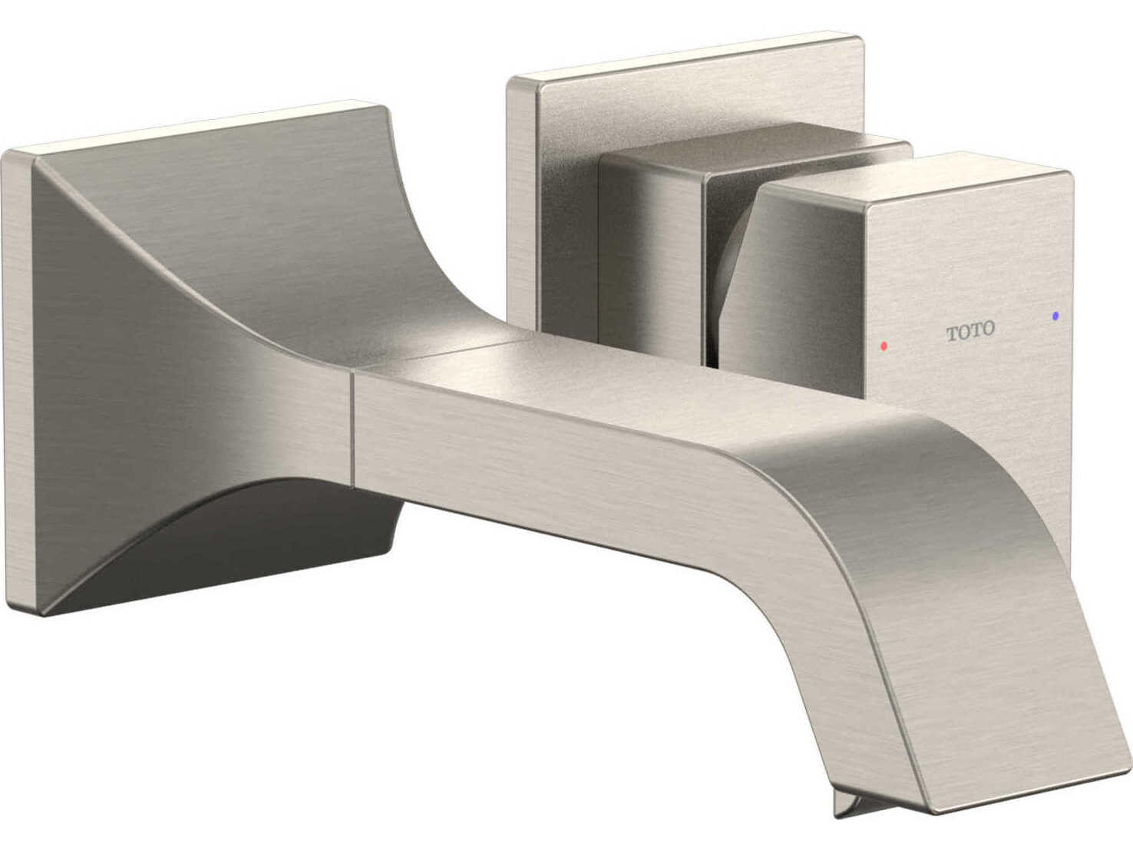 TOTO Global Composed Wall-Mount Single-Handle Bathroom Faucet with Comfort Glide Technology