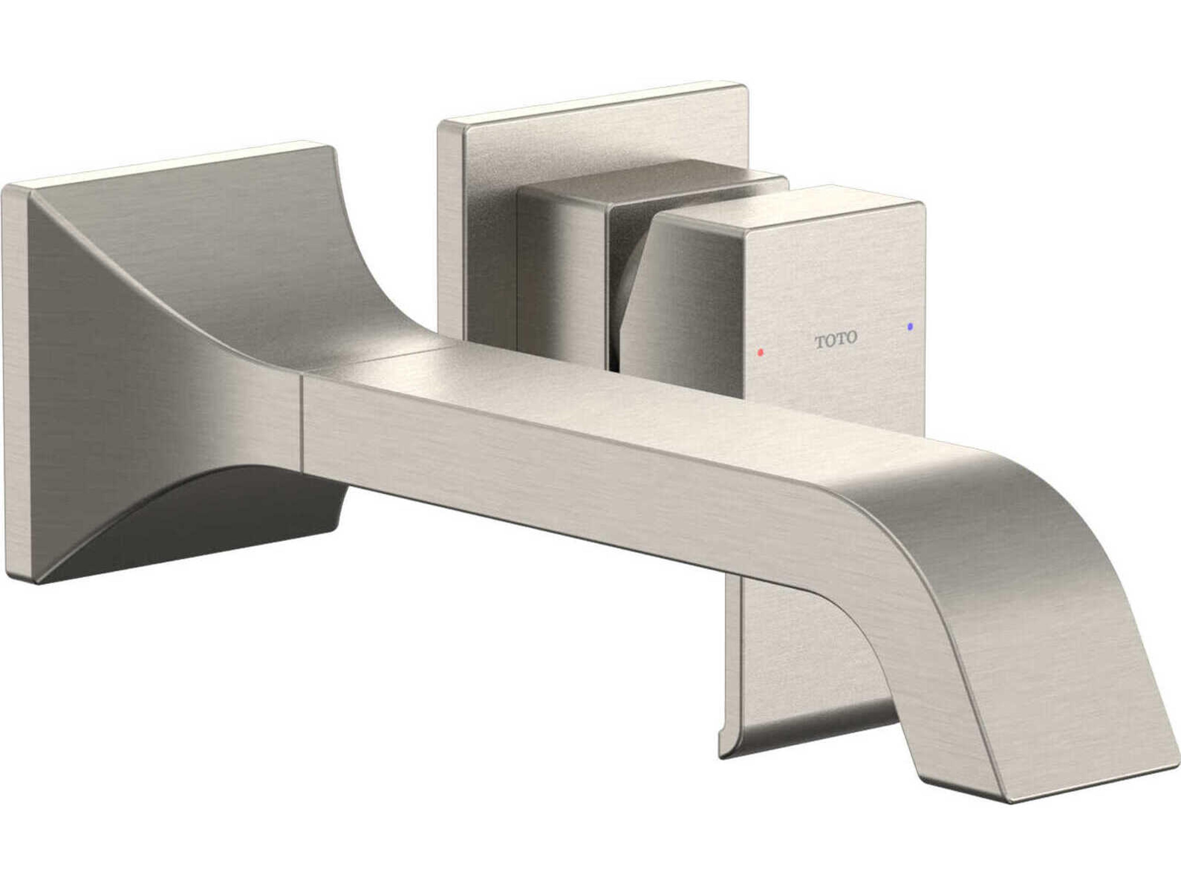 TOTO Global Composed Wall-Mount Single-Handle Long Bathroom Faucet with Comfort Glide Technology