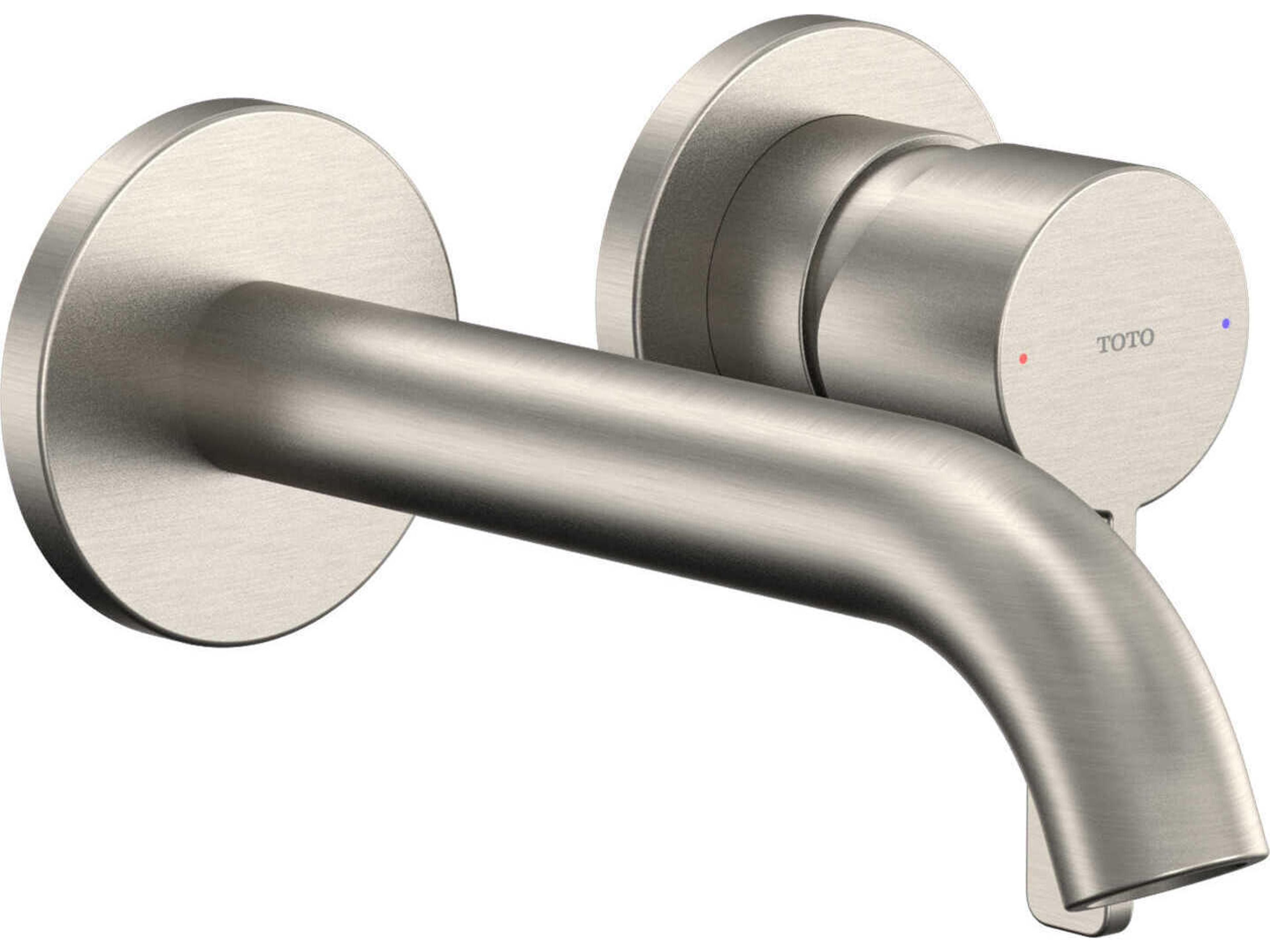 TOTO Global Fine Wall-Mount Single-Handle Bathroom Faucet with Comfort Glide Technology