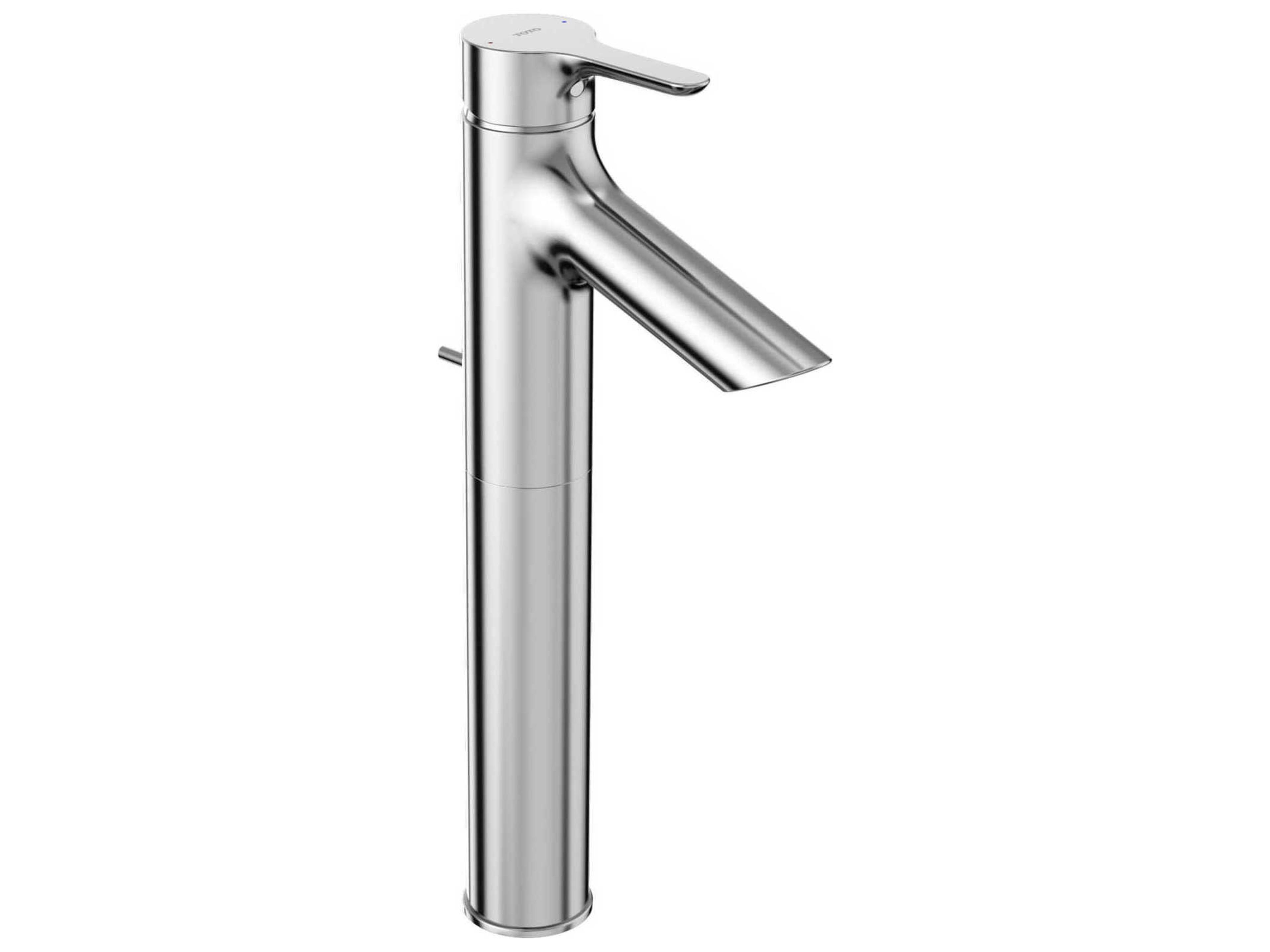 TOTO LB-Series Single Handle Polished Chrome Bathroom Faucet for Vessel Sink with Drain Assembly