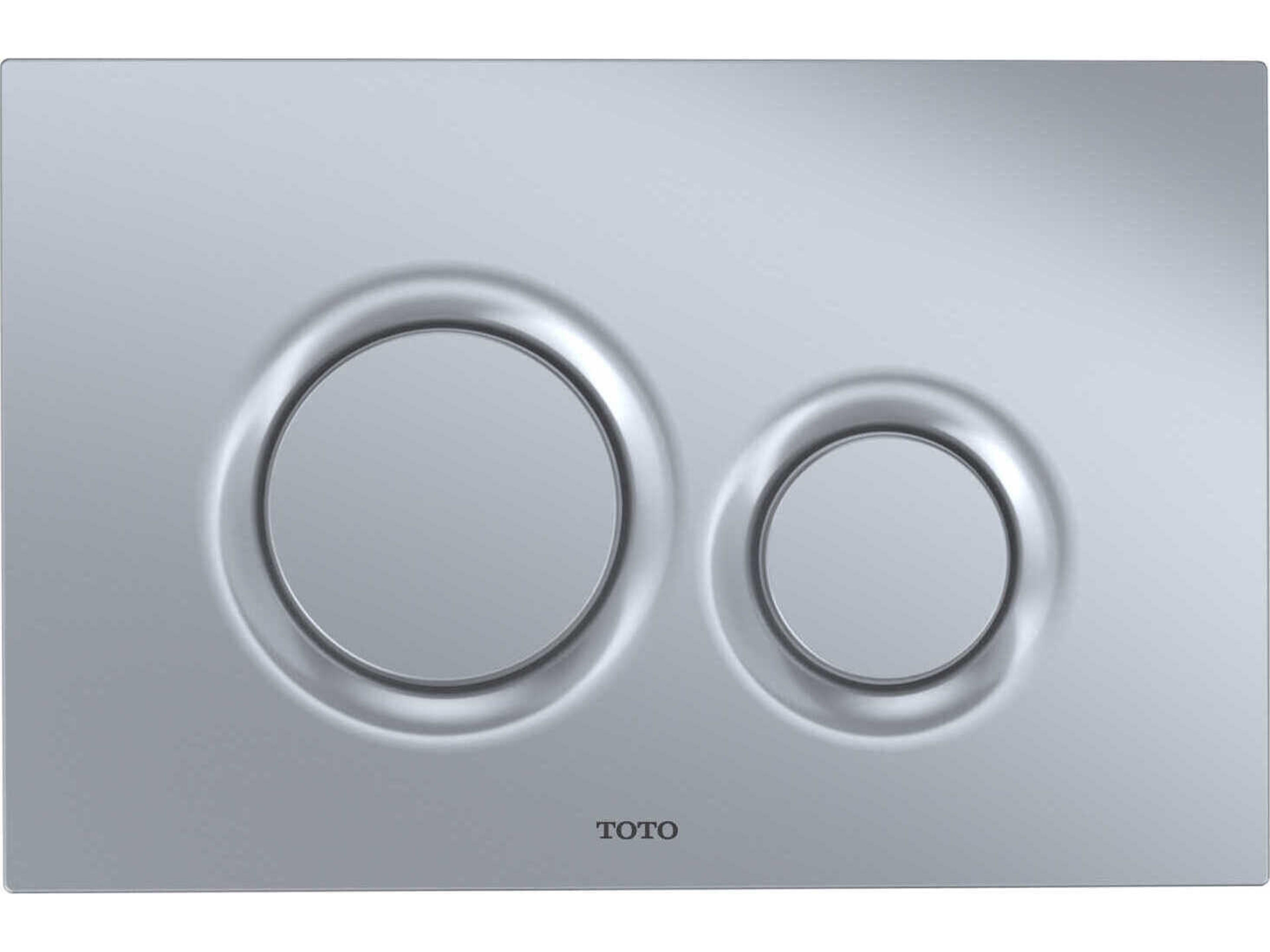 TOTO Dual Flush Round Push Button Plate for Select DuoFit In-Wall Tank Unit