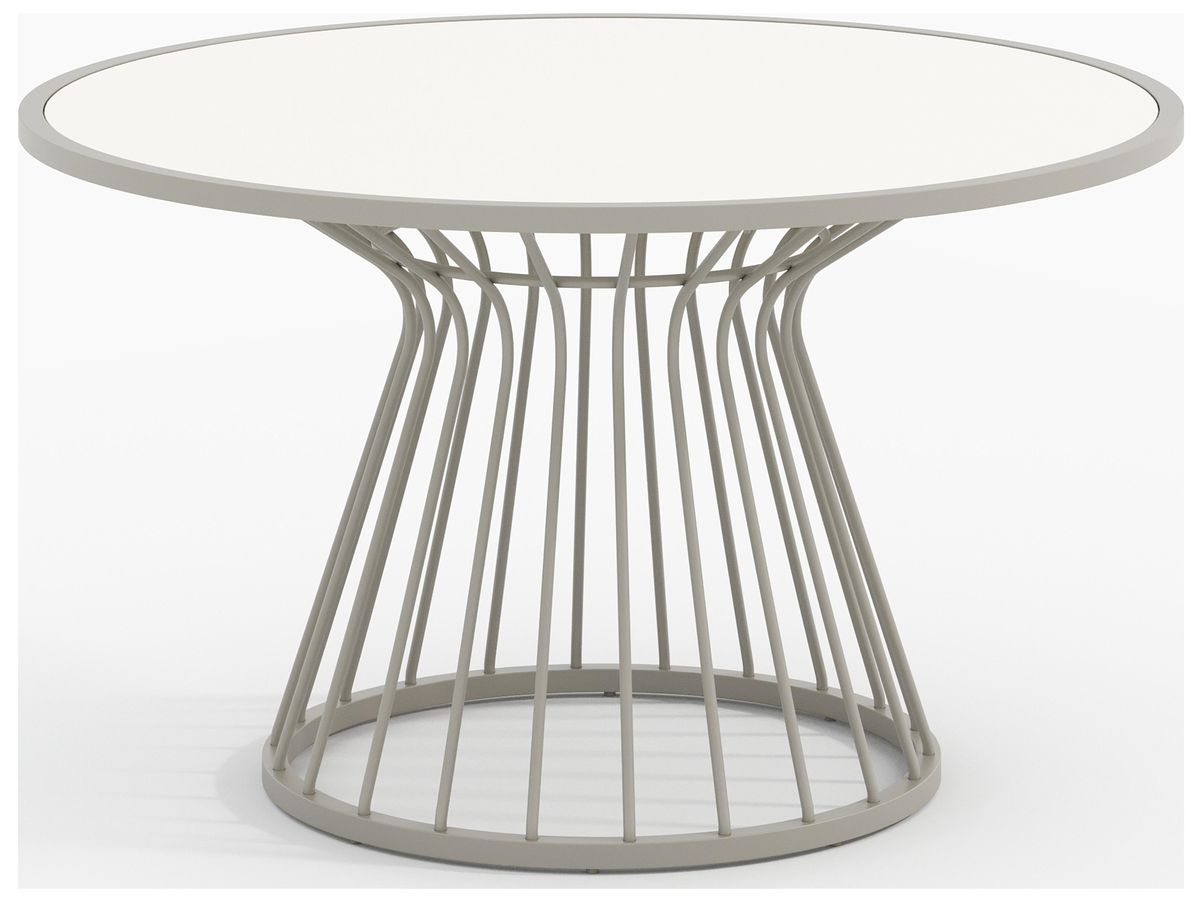 Tropitone Kali Aluminum Round Dining Table