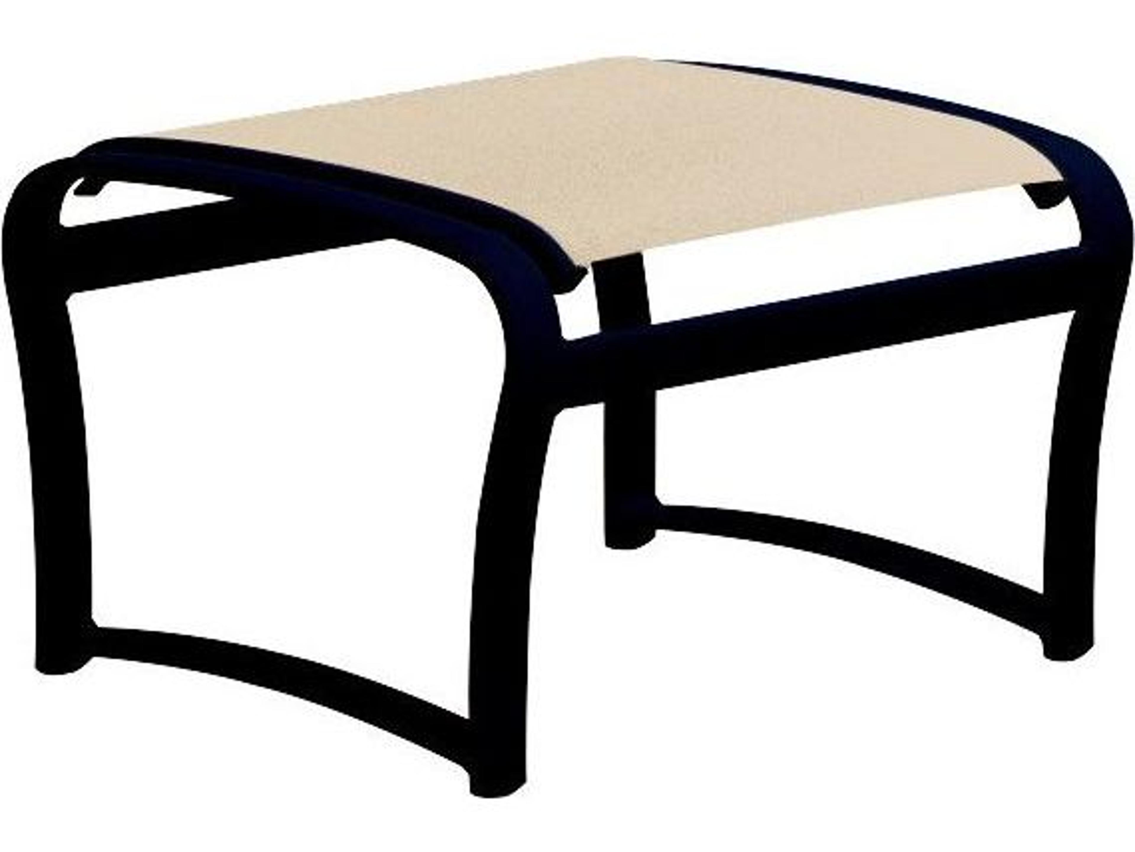 Tropitone Shoreline Sling Aluminum Outdoor Ottoman