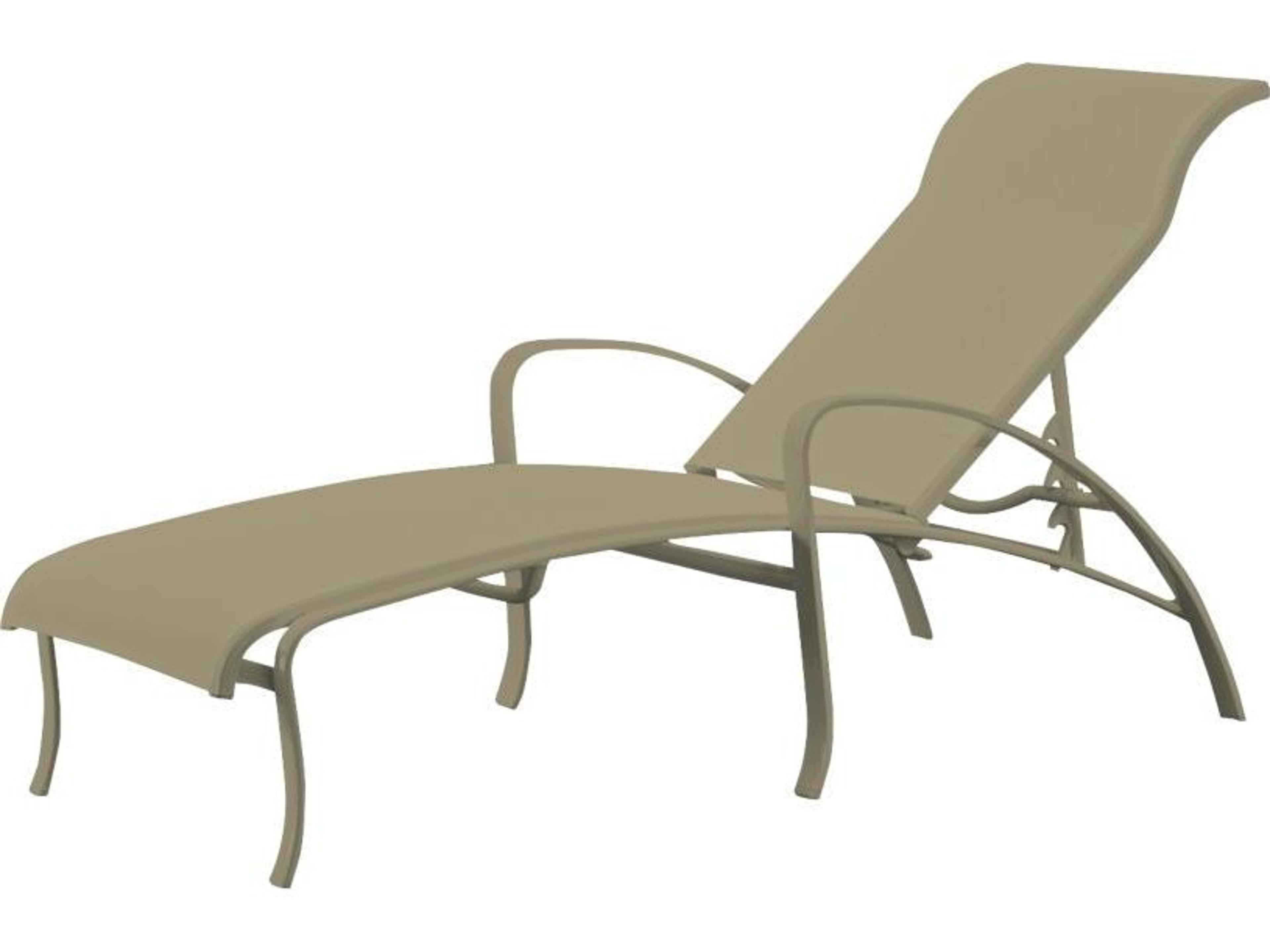 Tropitone Shoreline Sling Aluminum Outdoor Patio Chaise Lounge