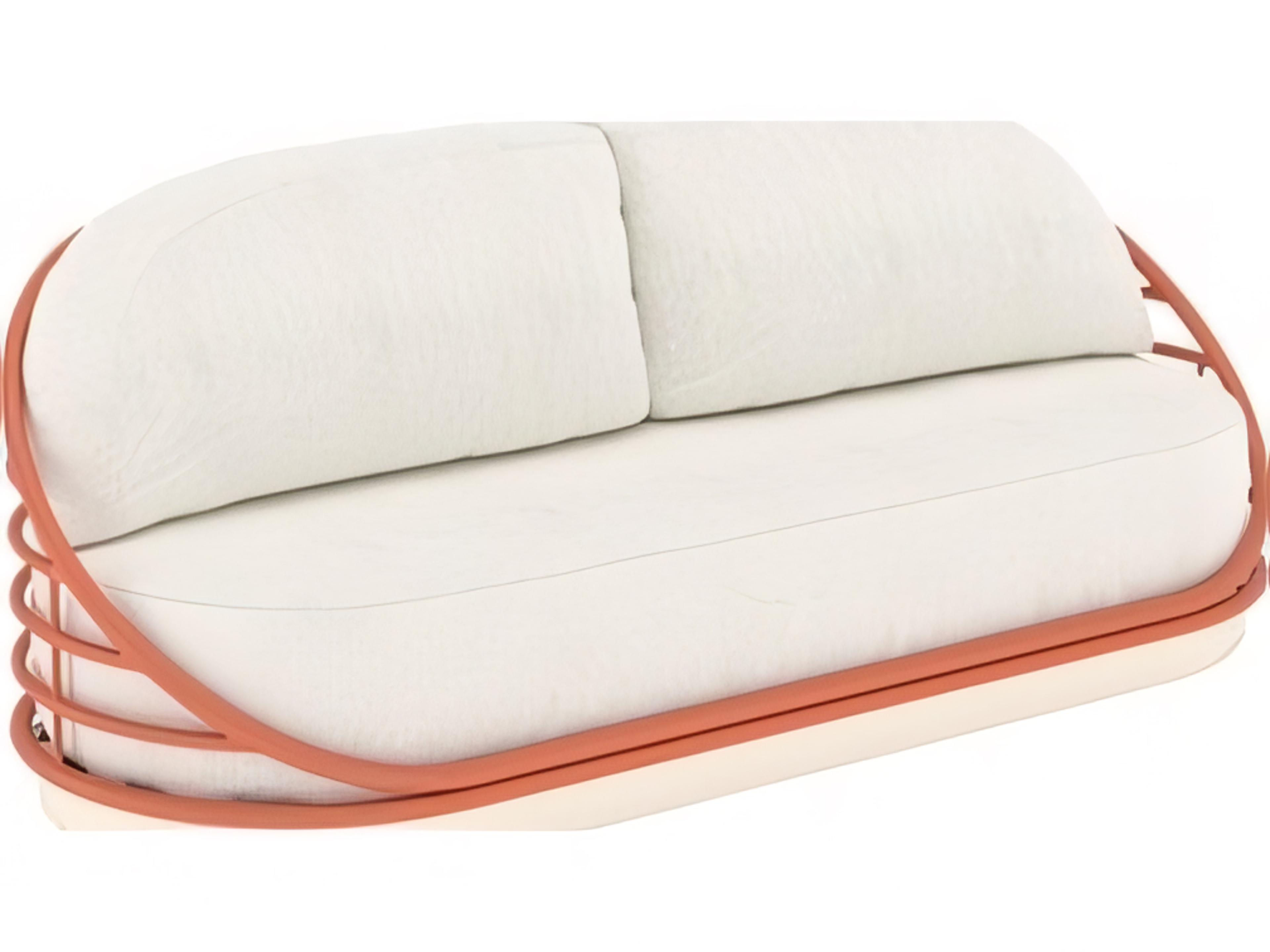 Tropitone Orbit Cushion Aluminum Sofa