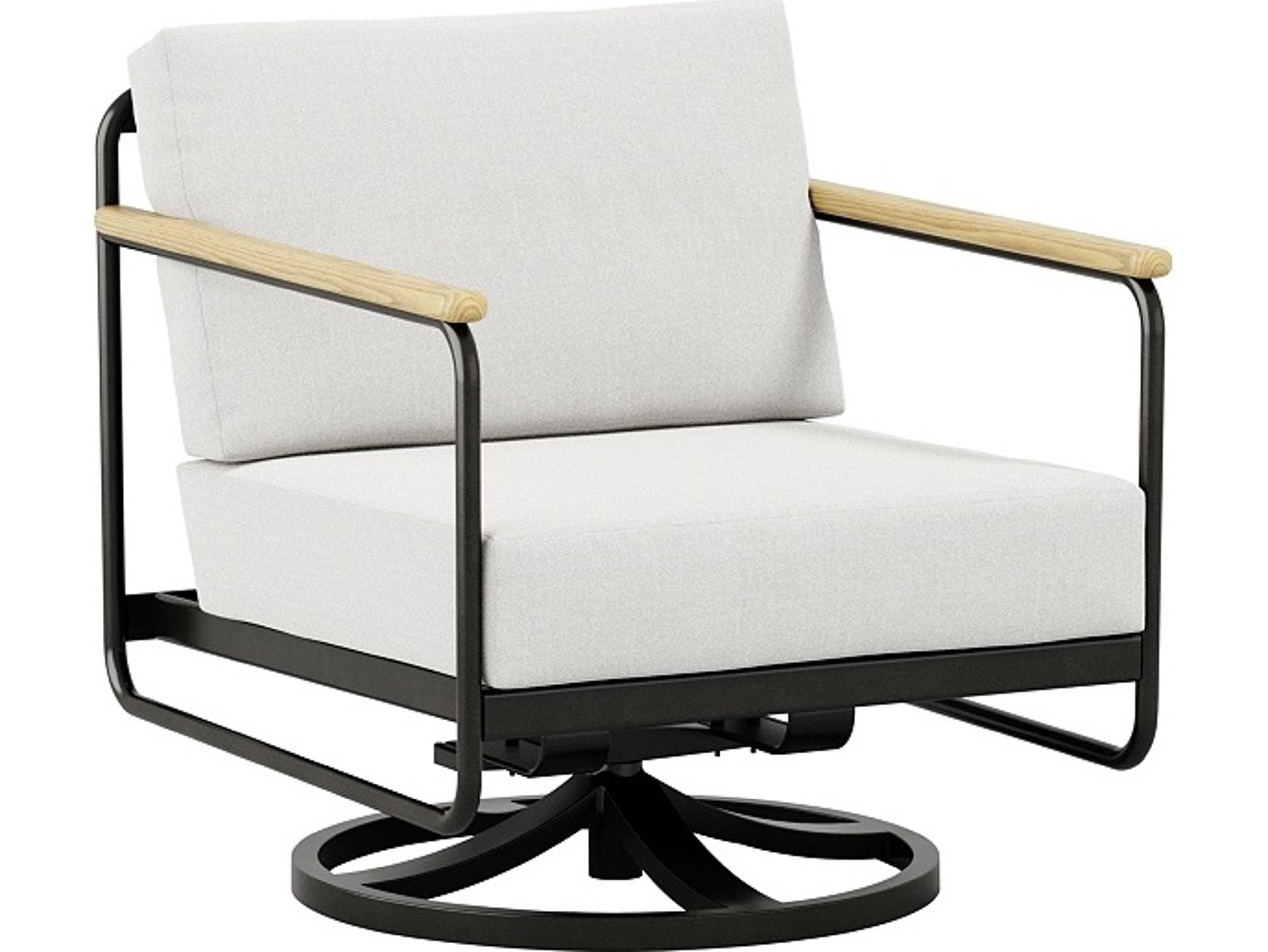 Tropitone Stratton Cushion Aluminum Swivel Lounge Chair