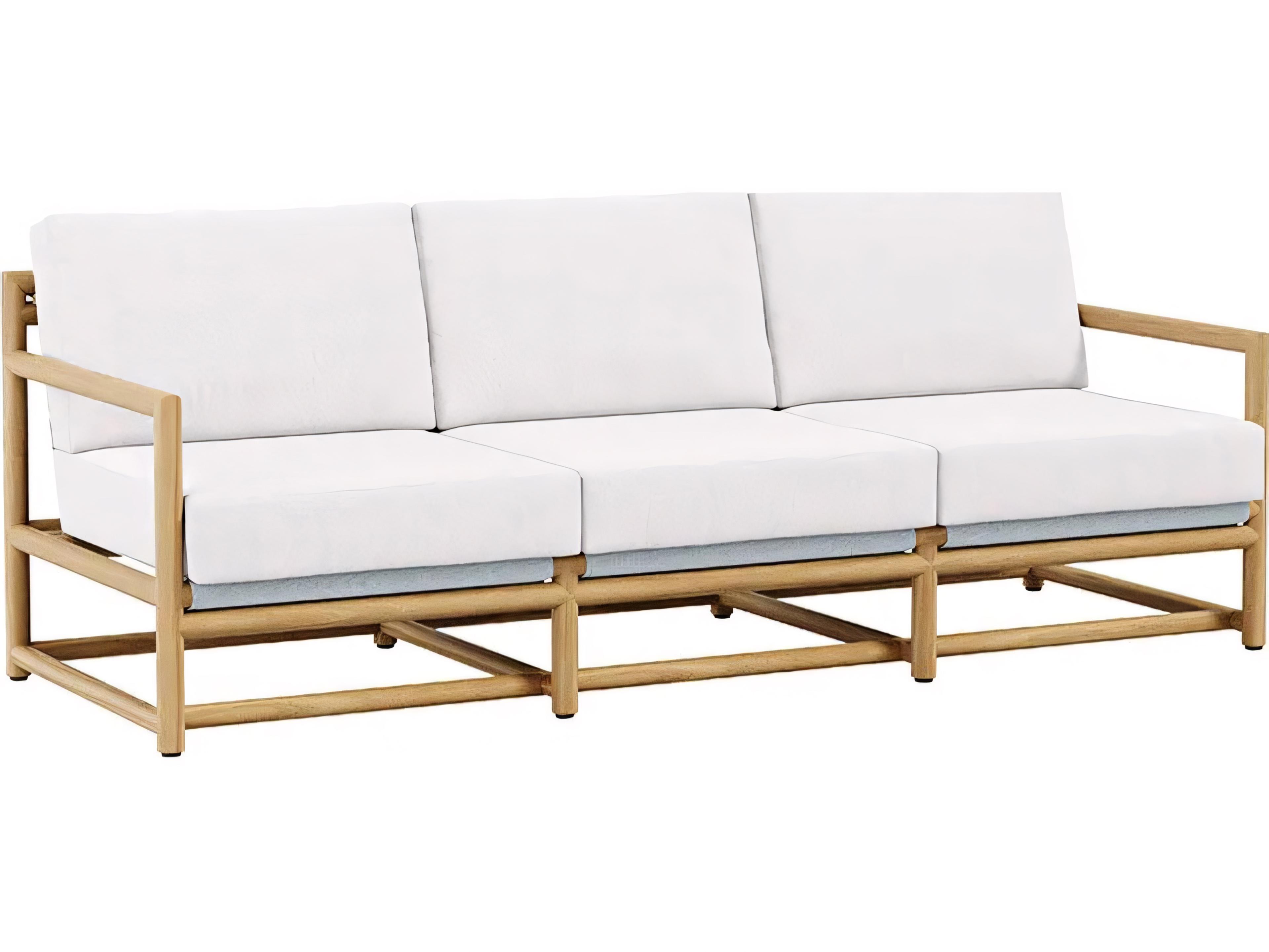 Tropitone Stowe Teak Sofa with Cushion