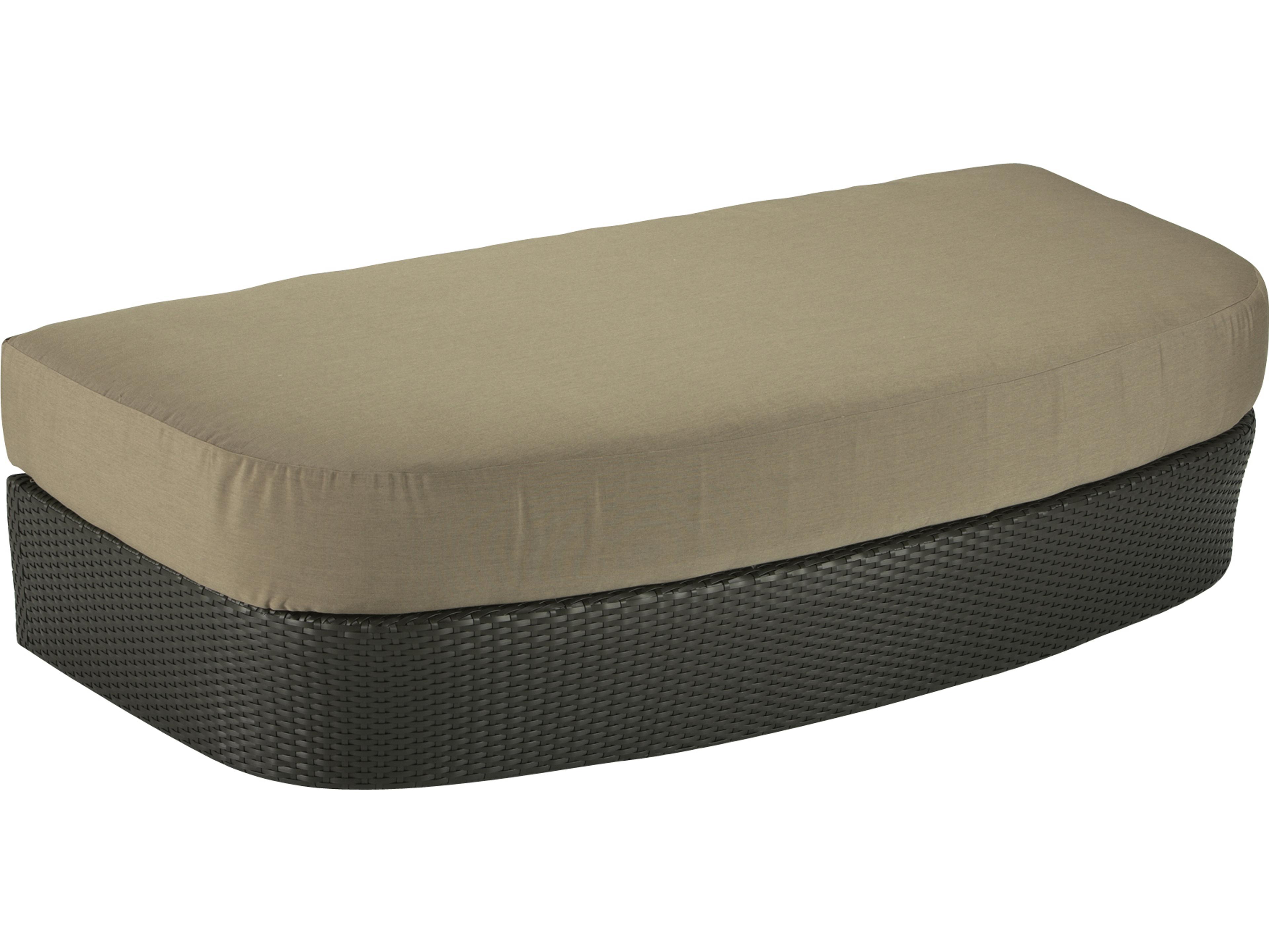 Tropitone Evo Woven Wicker Patio Ottoman