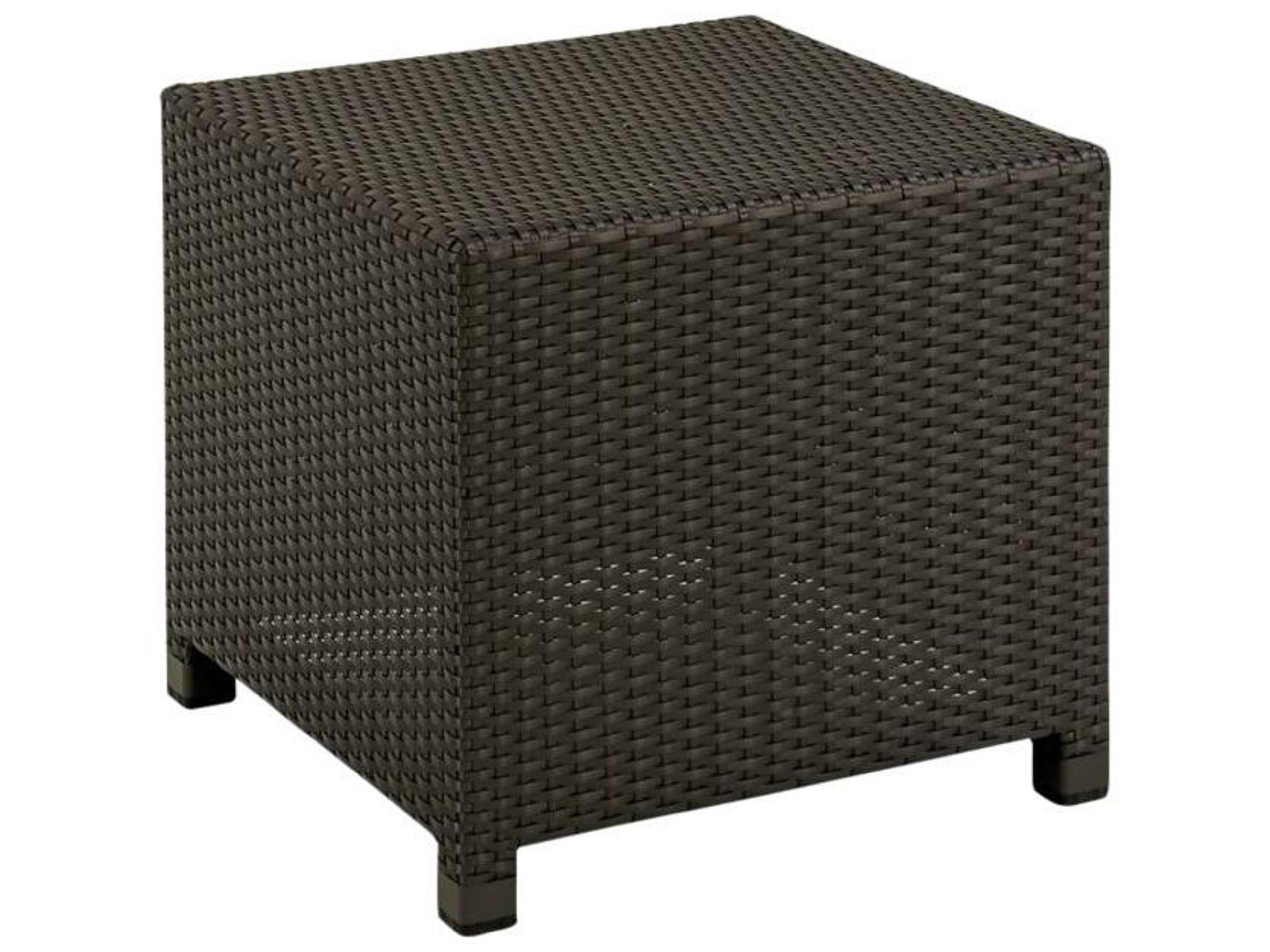 Tropitone Evo Woven Square Tea Table