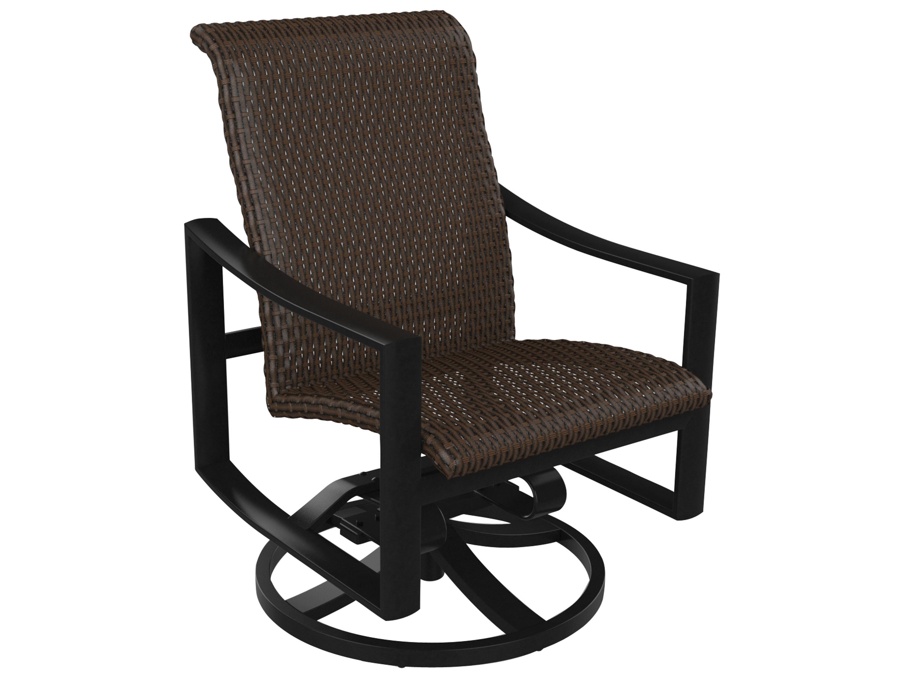 Tropitone Kenzo Woven Aluminum Wicker Outdoor Dining Chair