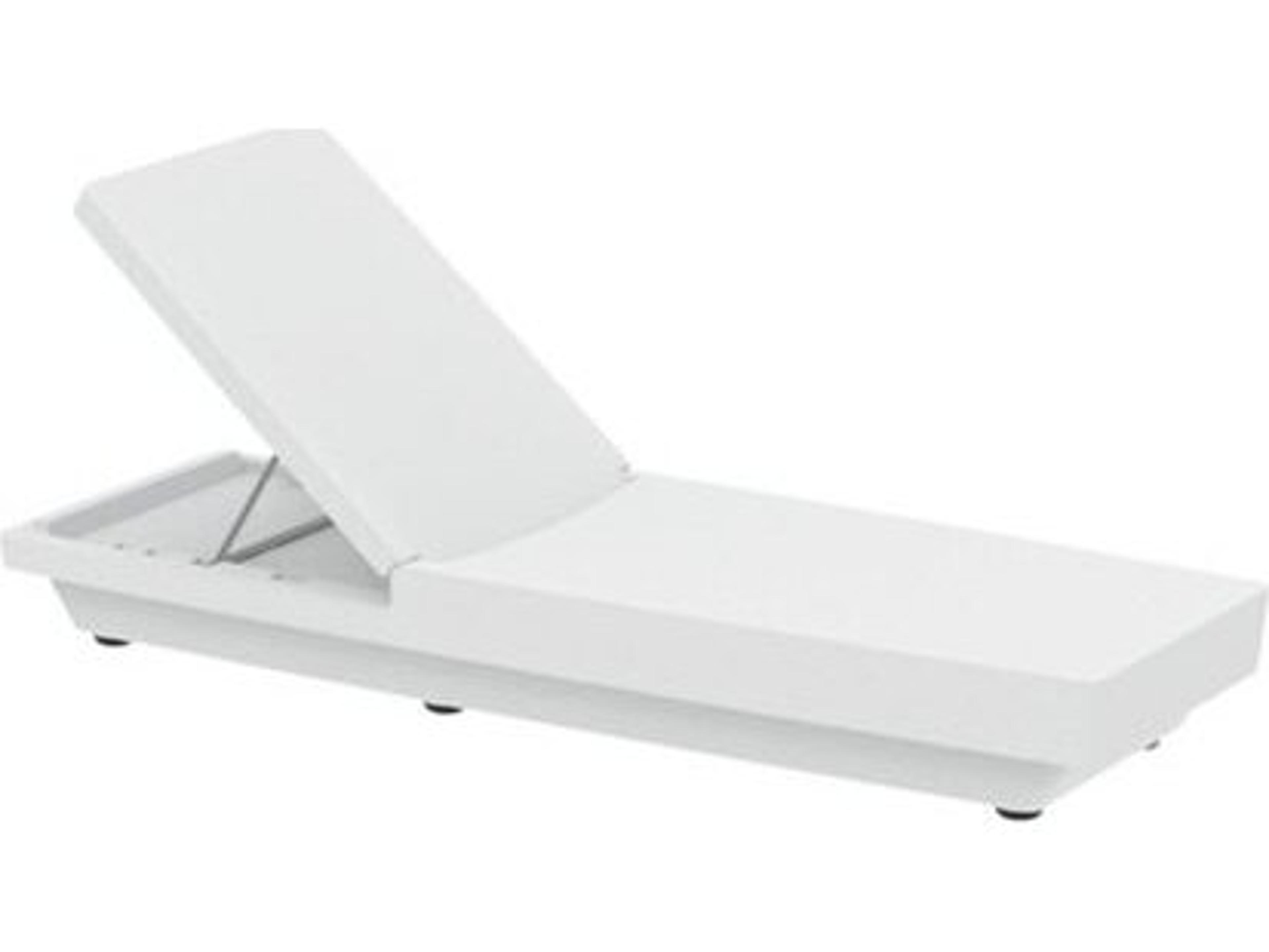 Tropitone Curve Resin Armless Adjustable Patio Chaise Lounge