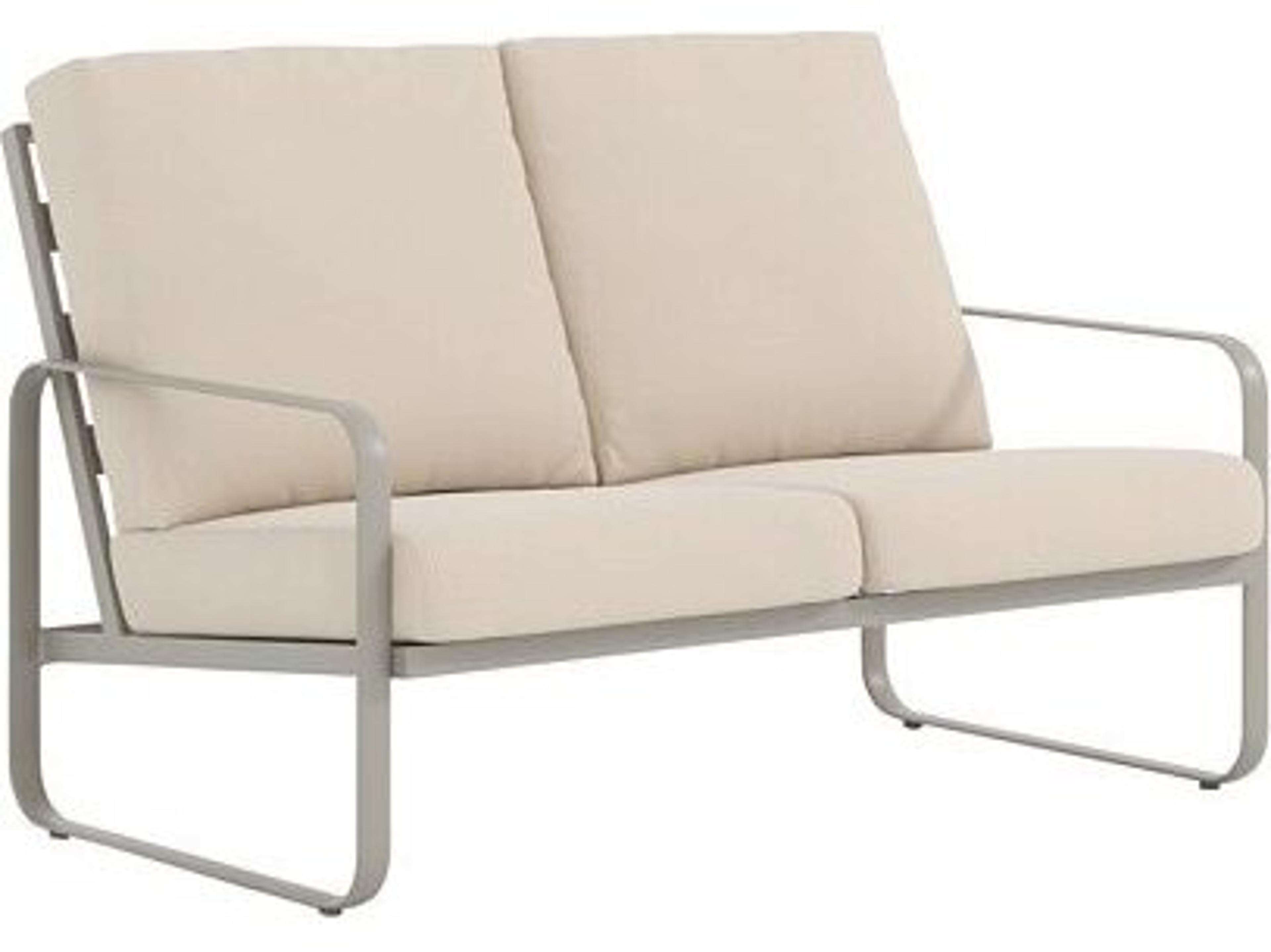 Tropitone Brasilia Cushion Aluminum Outdoor Loveseat