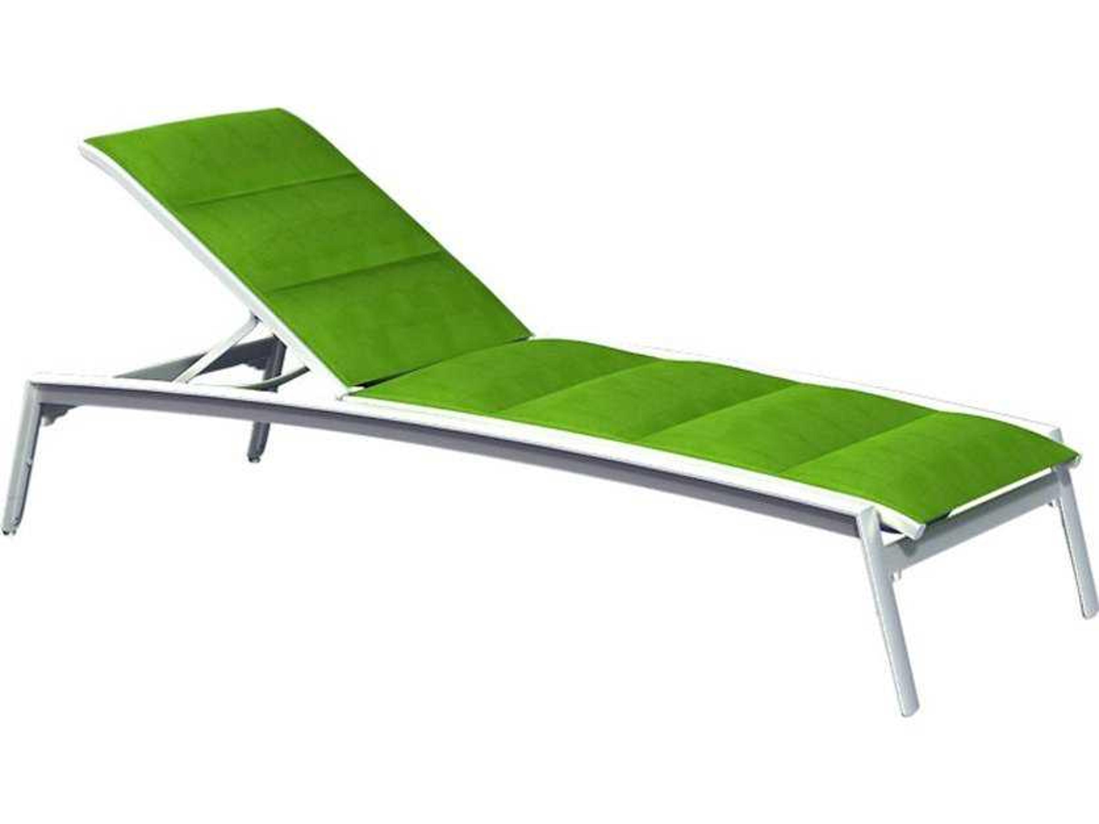 Tropitone Elance Padded Sling Aluminum Outdoor Chaise Lounge
