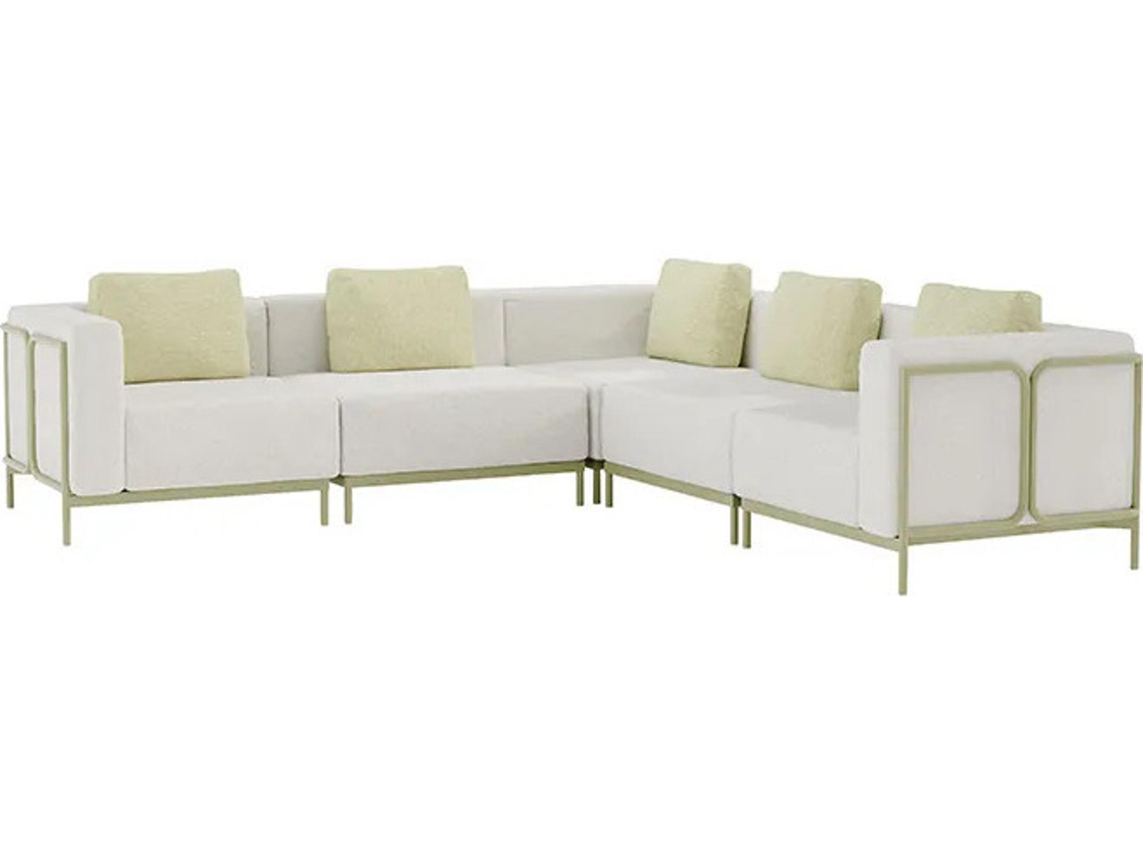 Tropitone Duval Standard Cushion Aluminum Sectional Lounge Set