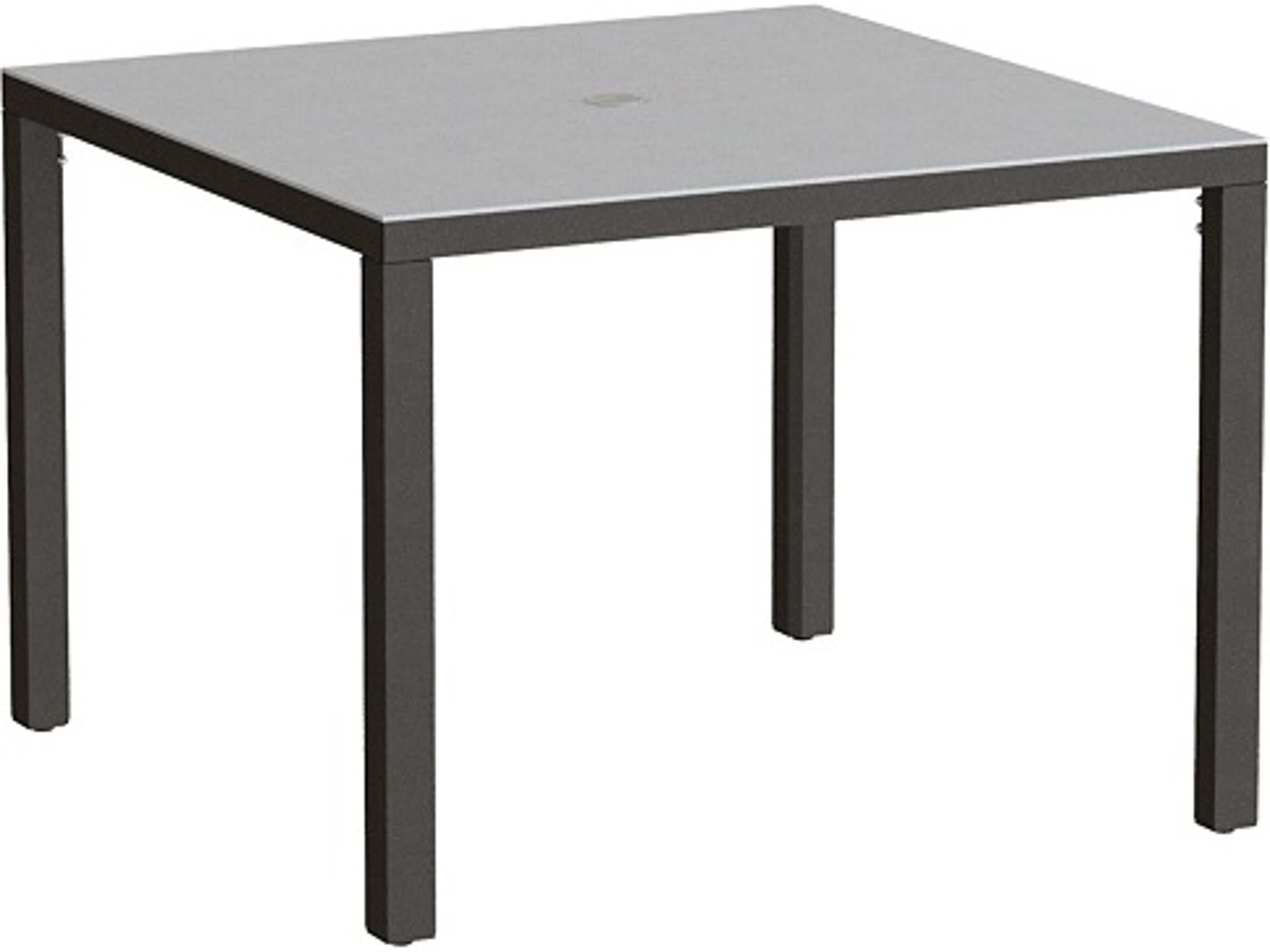 Tropitone  Parson Solid Top Aluminum 37" Square KD Dining Table