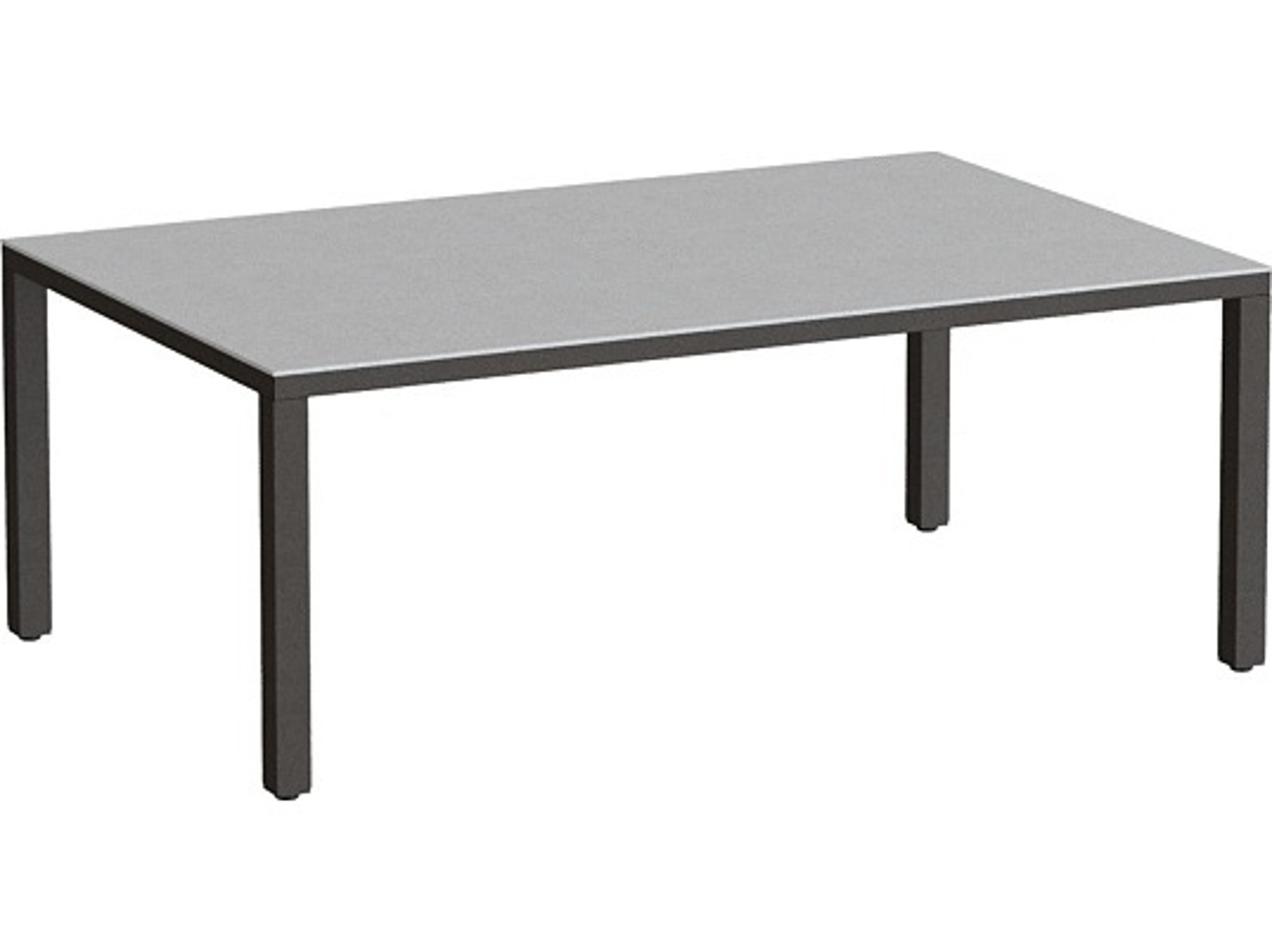 Tropitone Parson Solid Top Aluminum 42" x 29" Rectangular Coffee Table