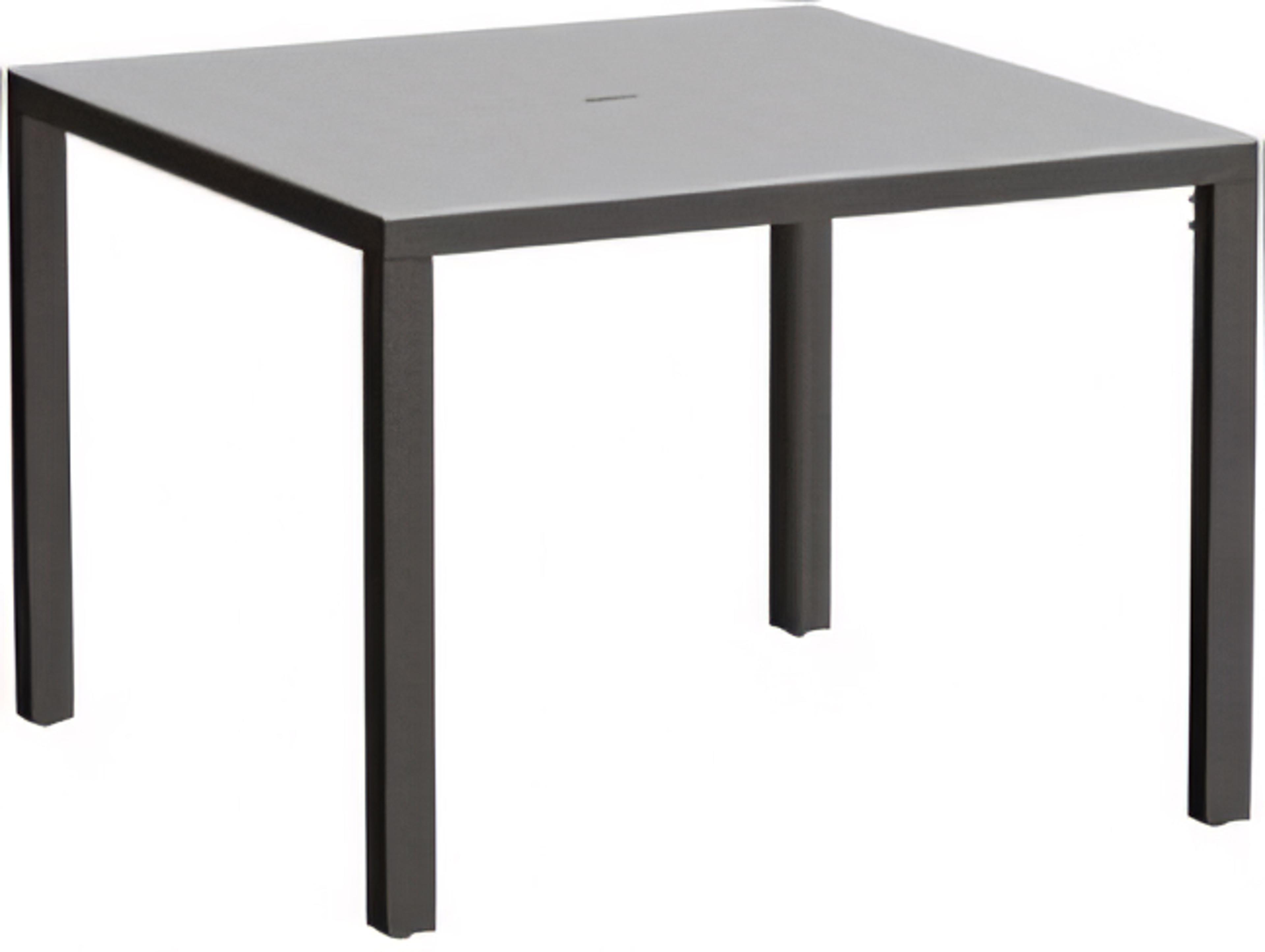 Tropitone Parson Solid Top Aluminum 42" Square KD Dining Table