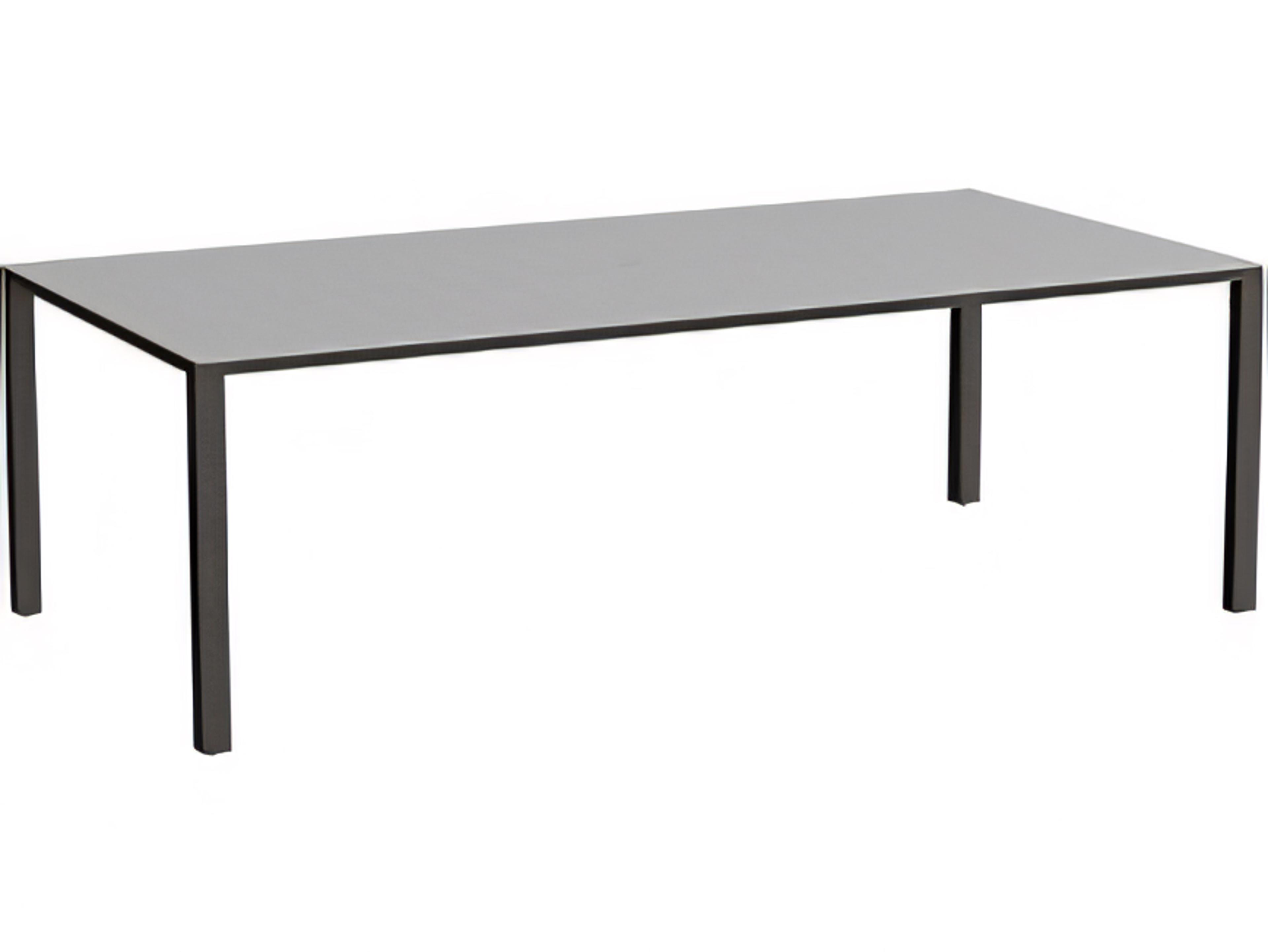 Tropitone Parson Solid Top Aluminum 84" x 42" Rectangular KD ADA Dining Table