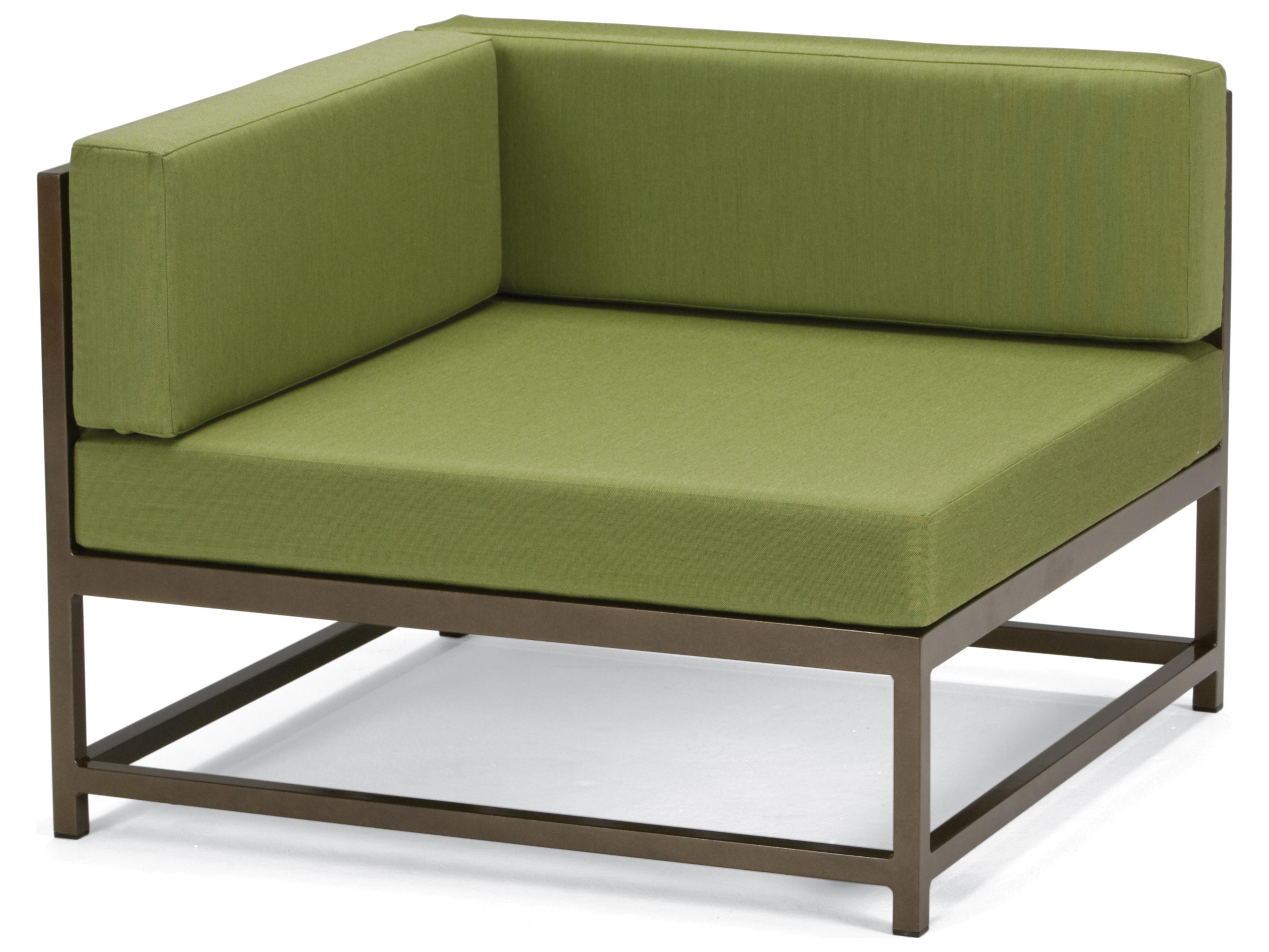 Cabana Club Aluminum Cushion Square Corner Patio Lounge Chair