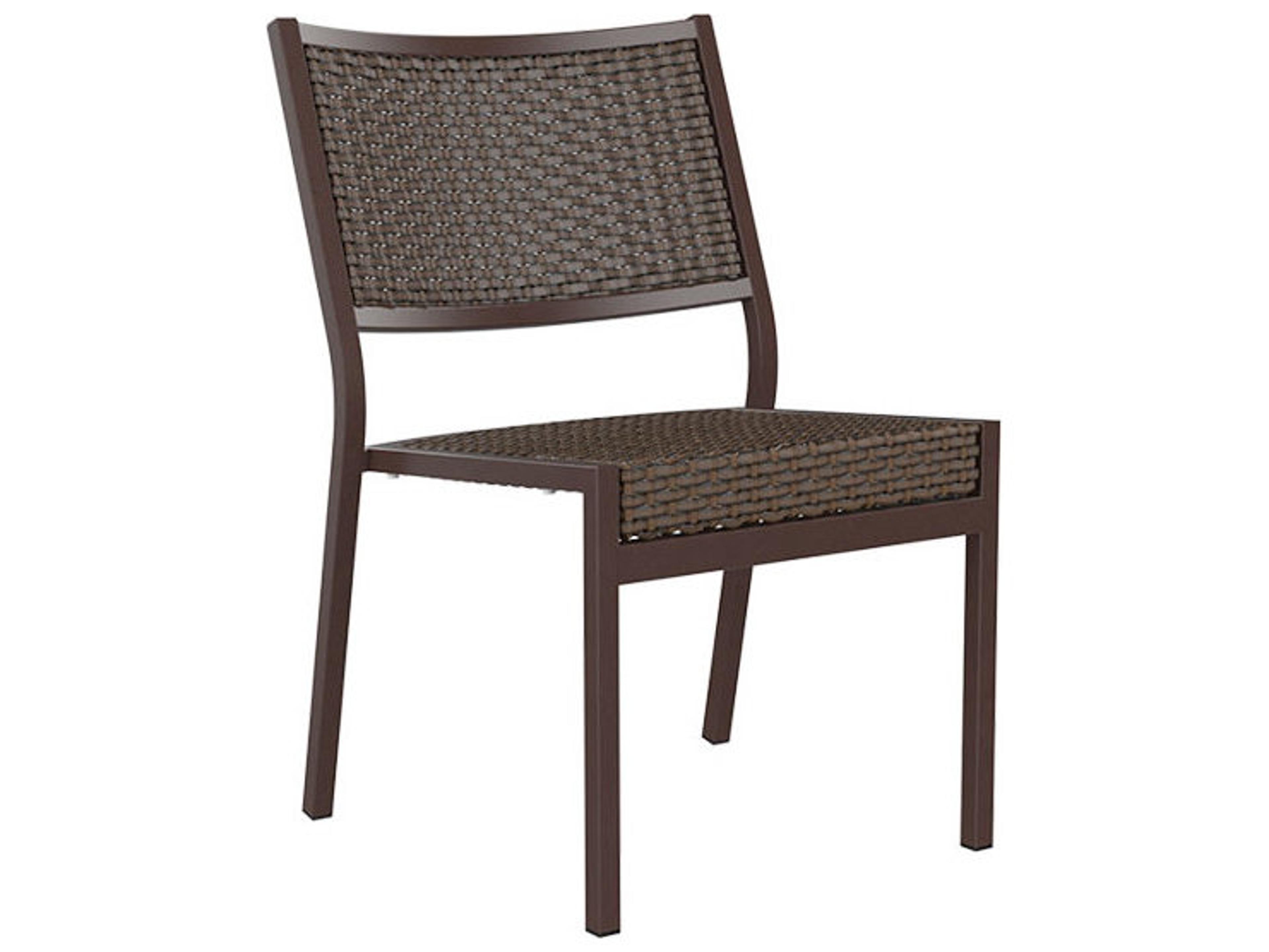 Cabana Club Woven Aluminum Outdoor Patio Dining Side Chair