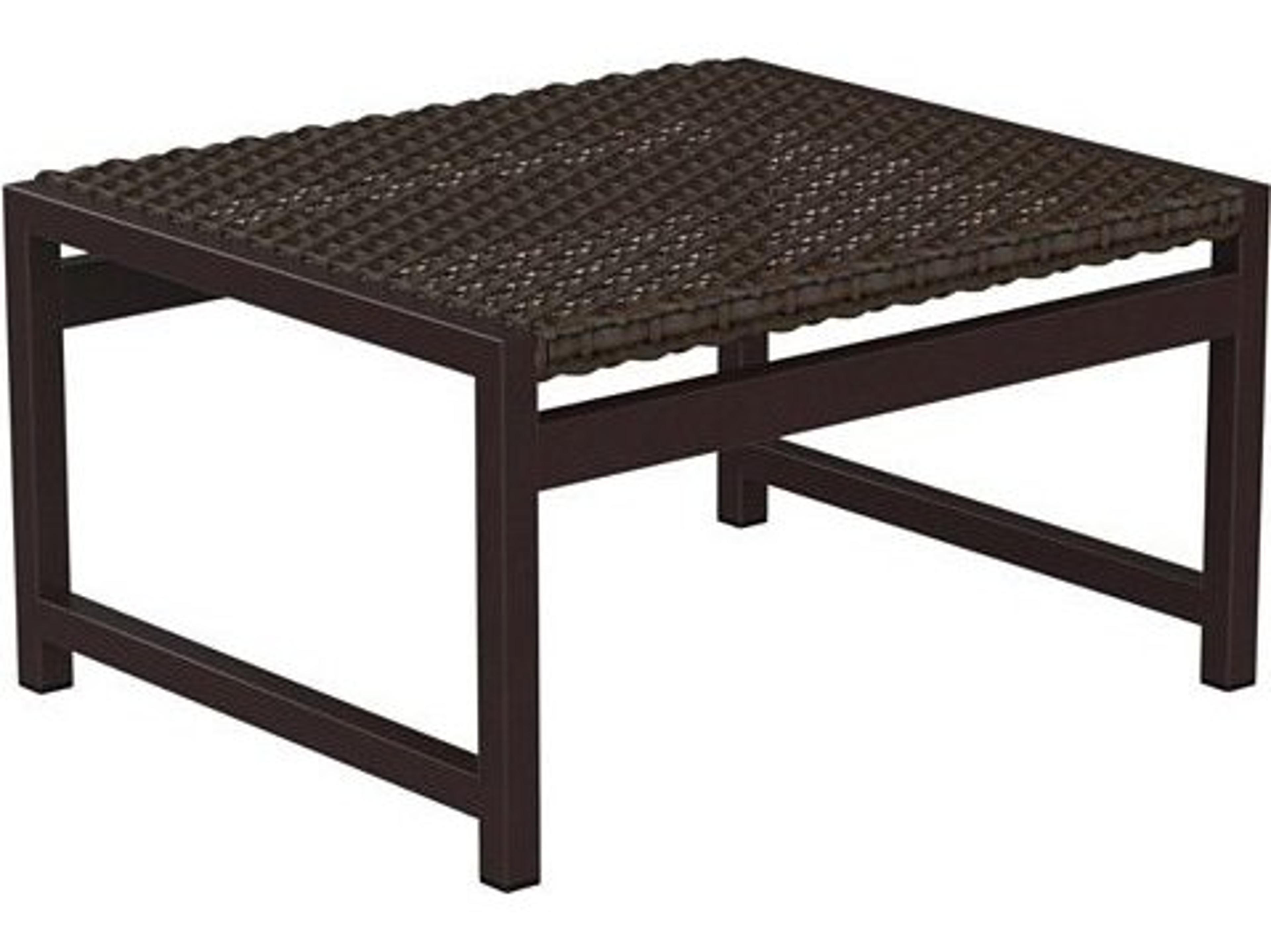 Tropitone Cabana Club Woven Aluminum Wicker Outdoor Ottoman