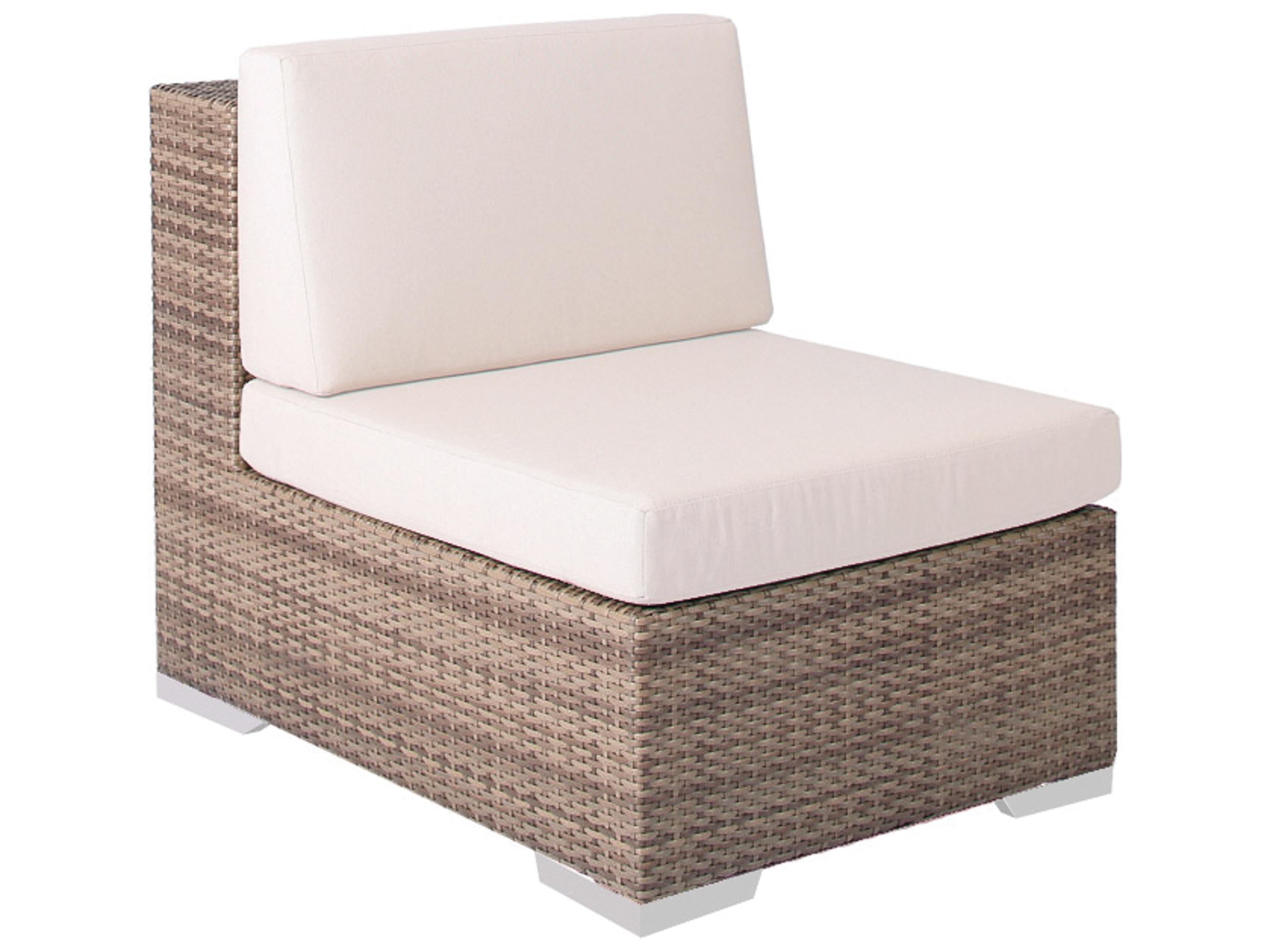 Arzo Woven Cushion Modular Outdoor Patio Lounge Chair