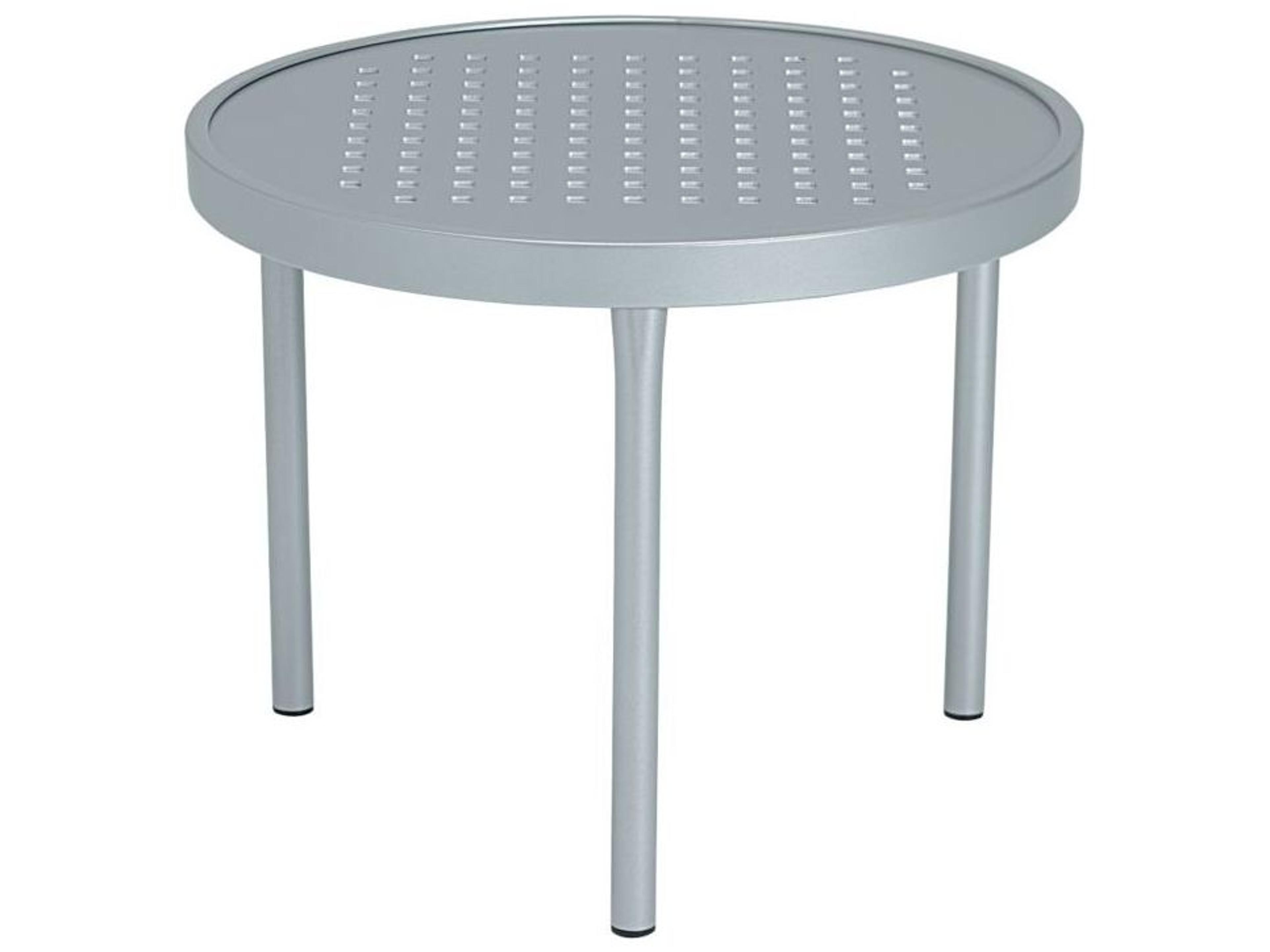 Tropitone Boulevard Aluminum Round Tea Table