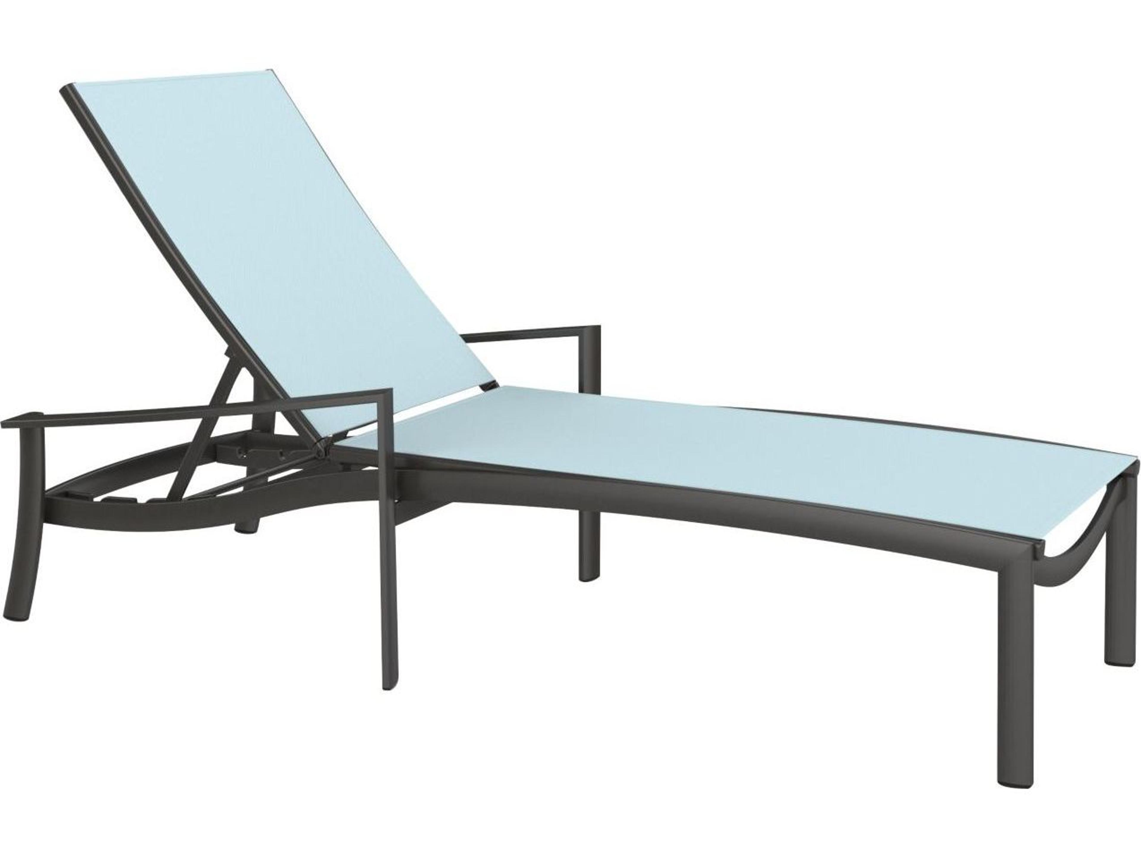 Tropitone Kor Relaxed Sling Aluminum Patio Chaise Lounge