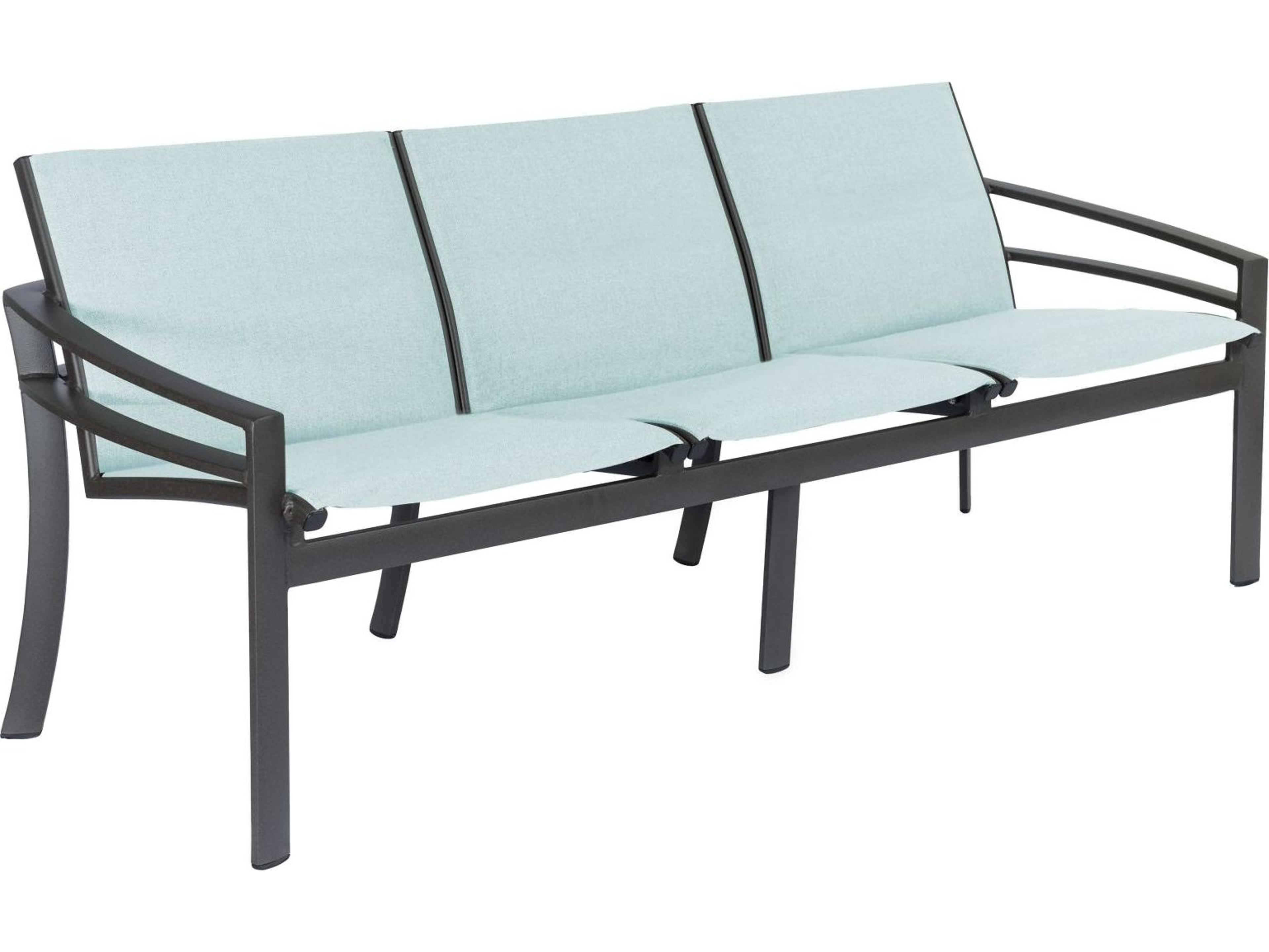 Kor Relaxed Sling Aluminum Outdoor Patio Sofa