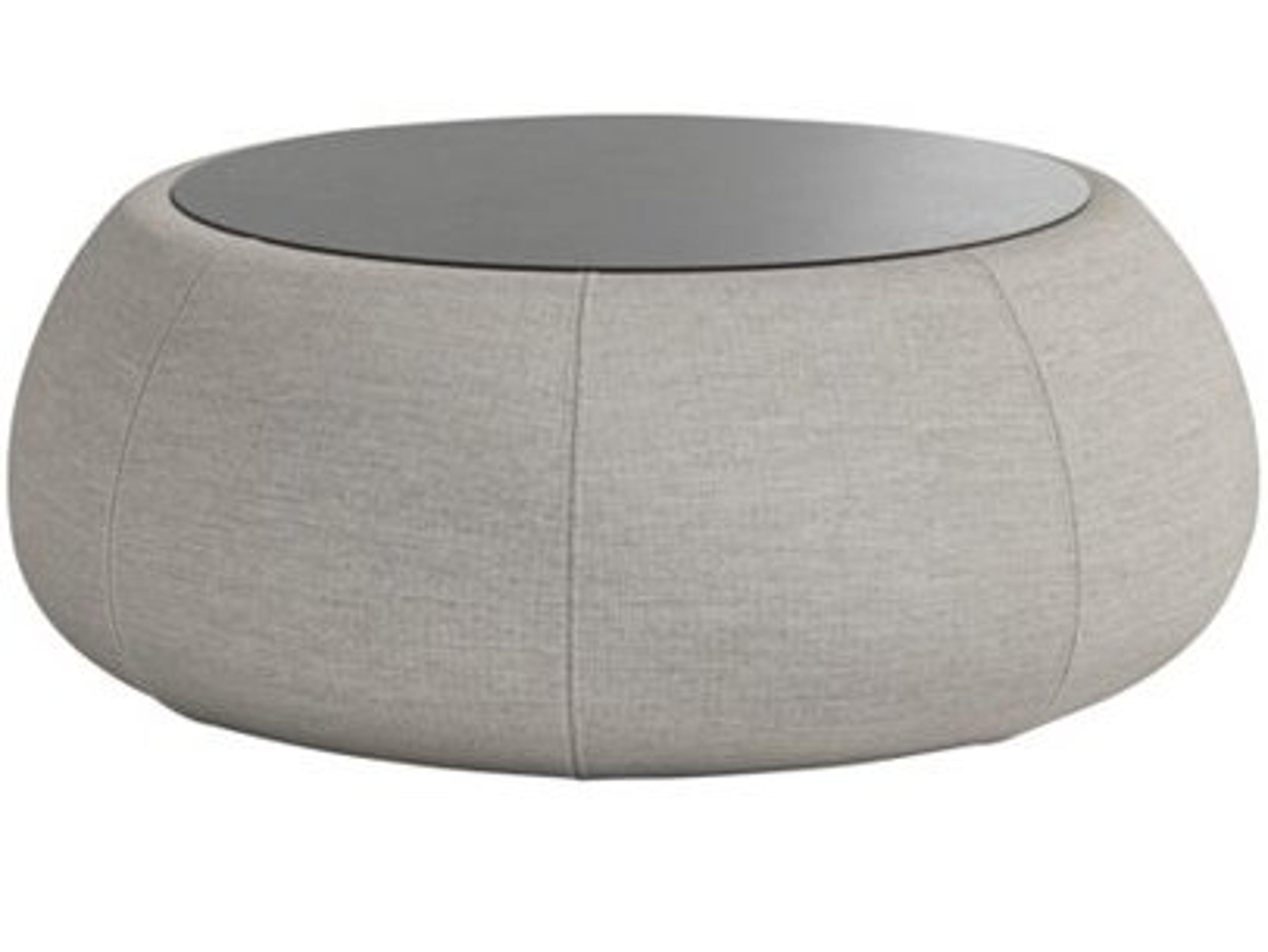 Tropitone Contour Cushion Round Outdoor Patio Coffee Table