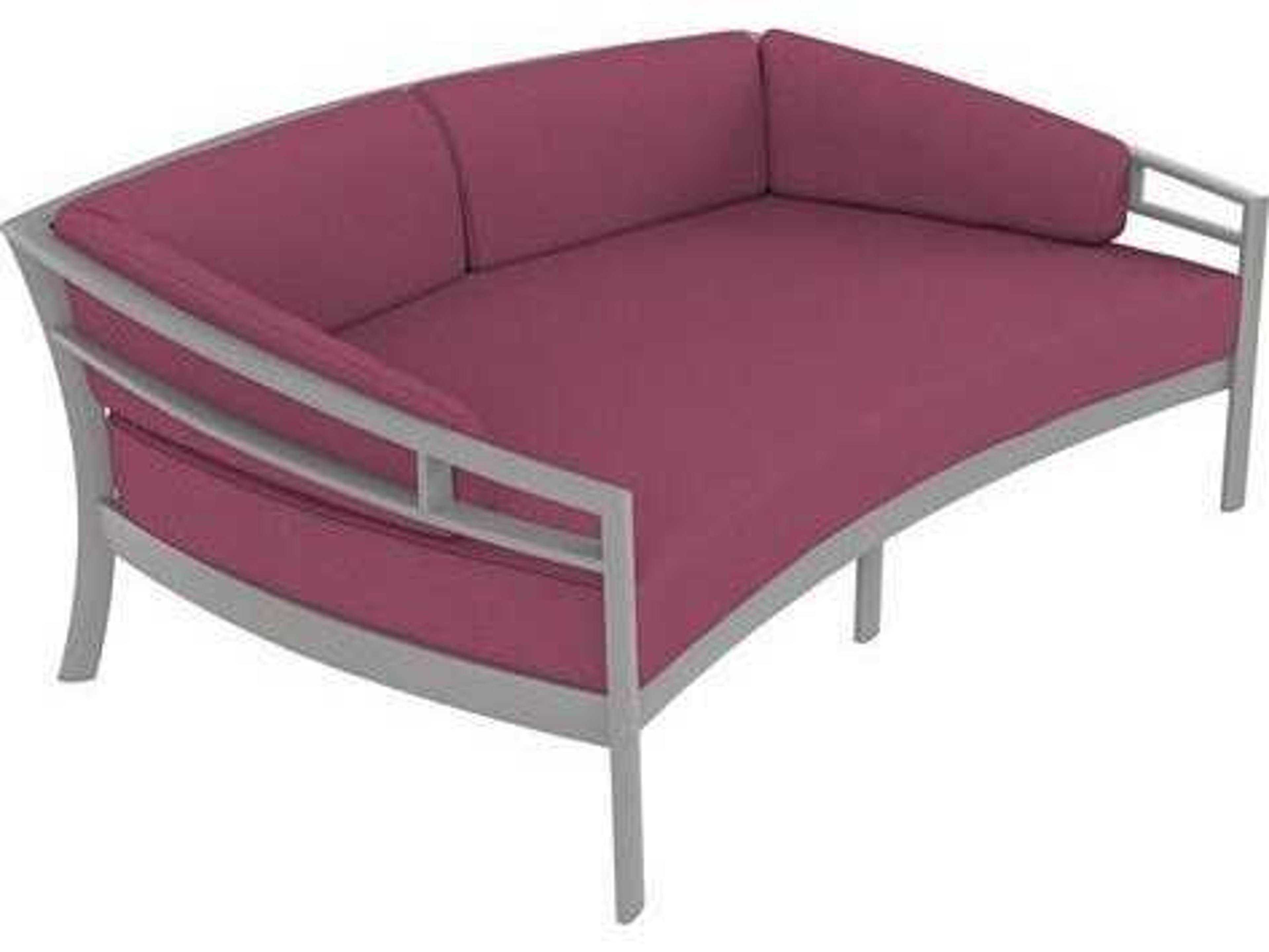 Tropitone Kor Cushion Aluminum Lounger Outdoor Patio Loveseat