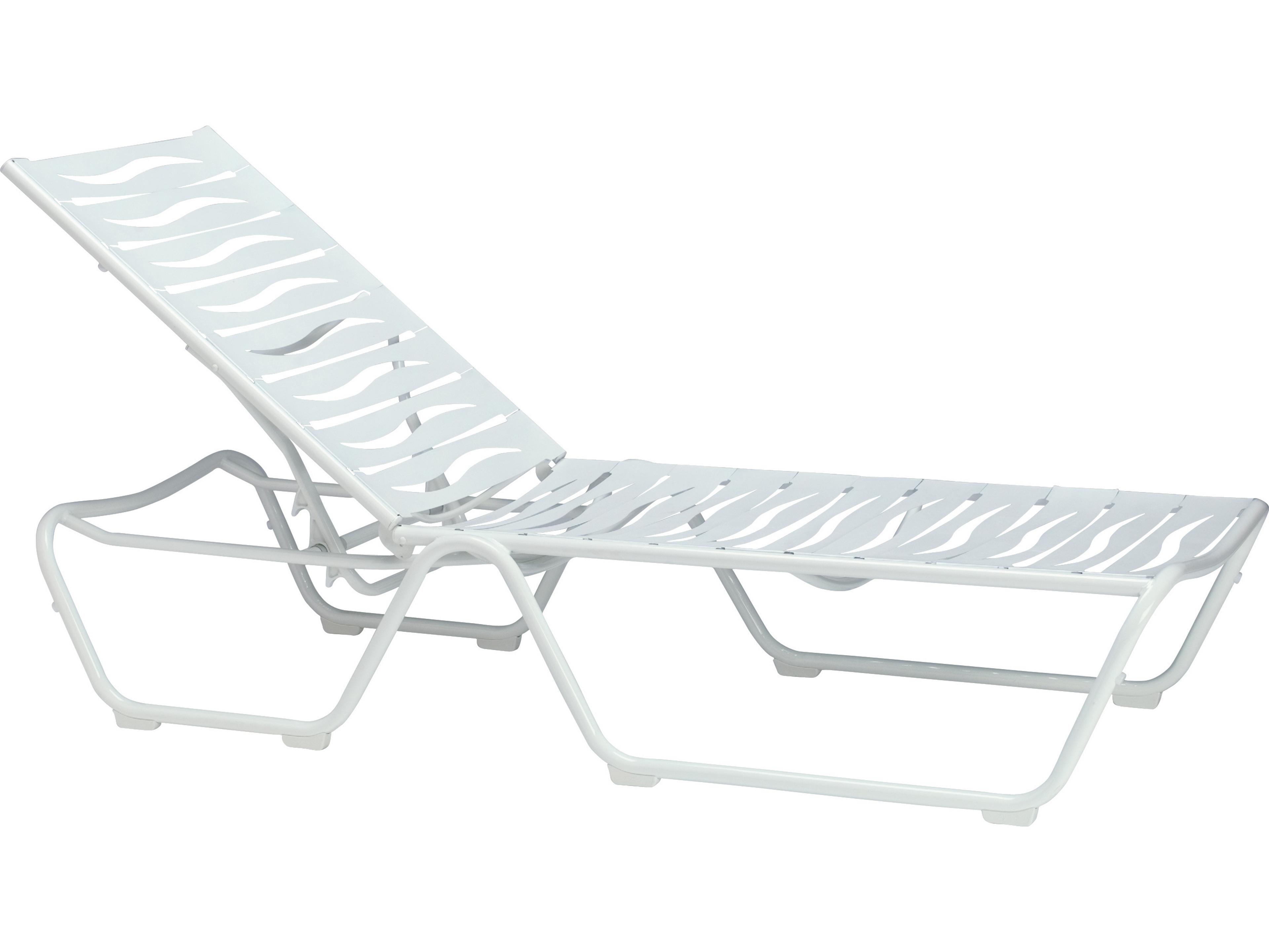 Tropitone Millennia Wave Segment Aluminum Adjustable Patio Chaise