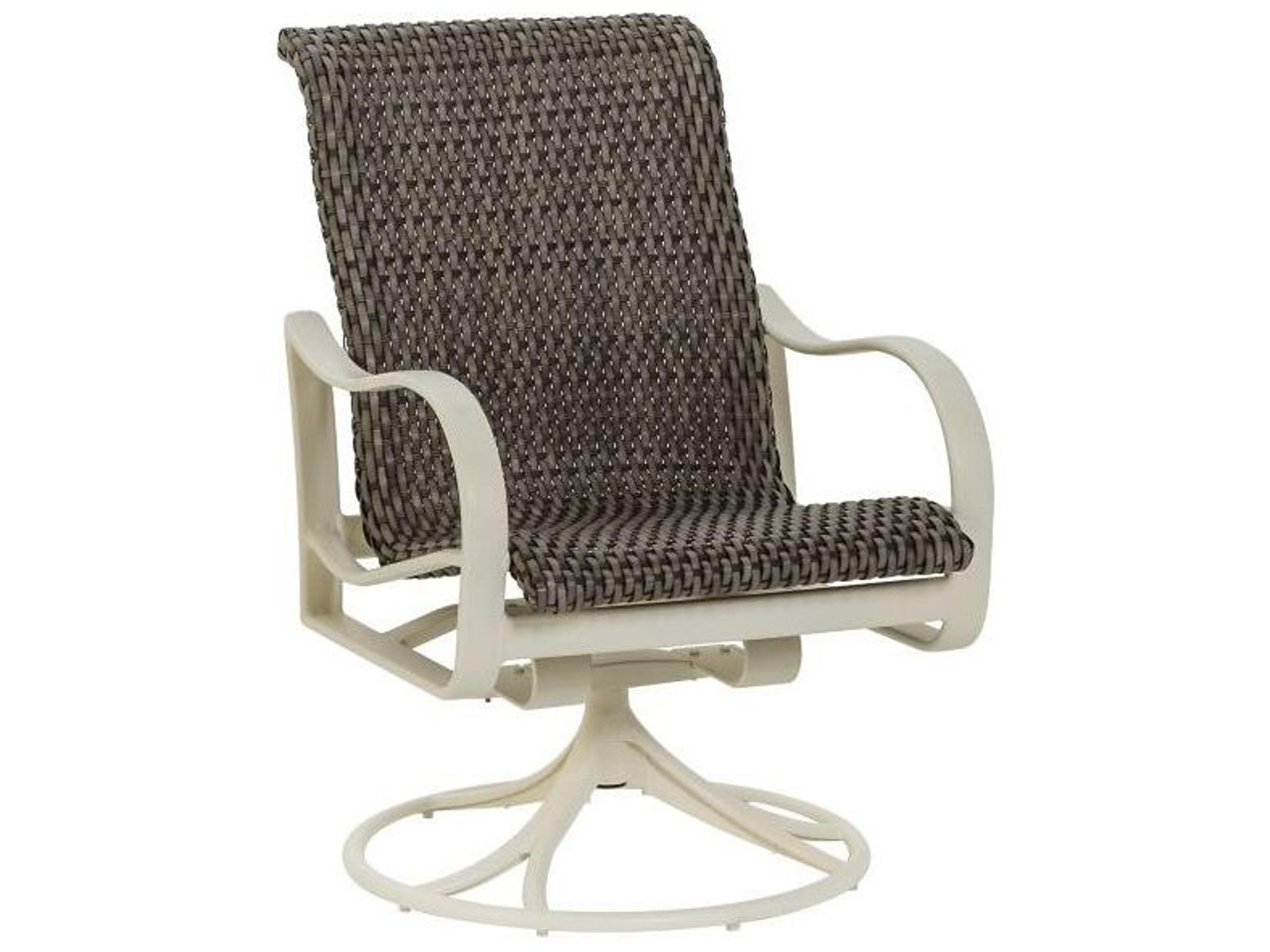 Tropitone Shoreline Woven Wicker Patio Dining Chair
