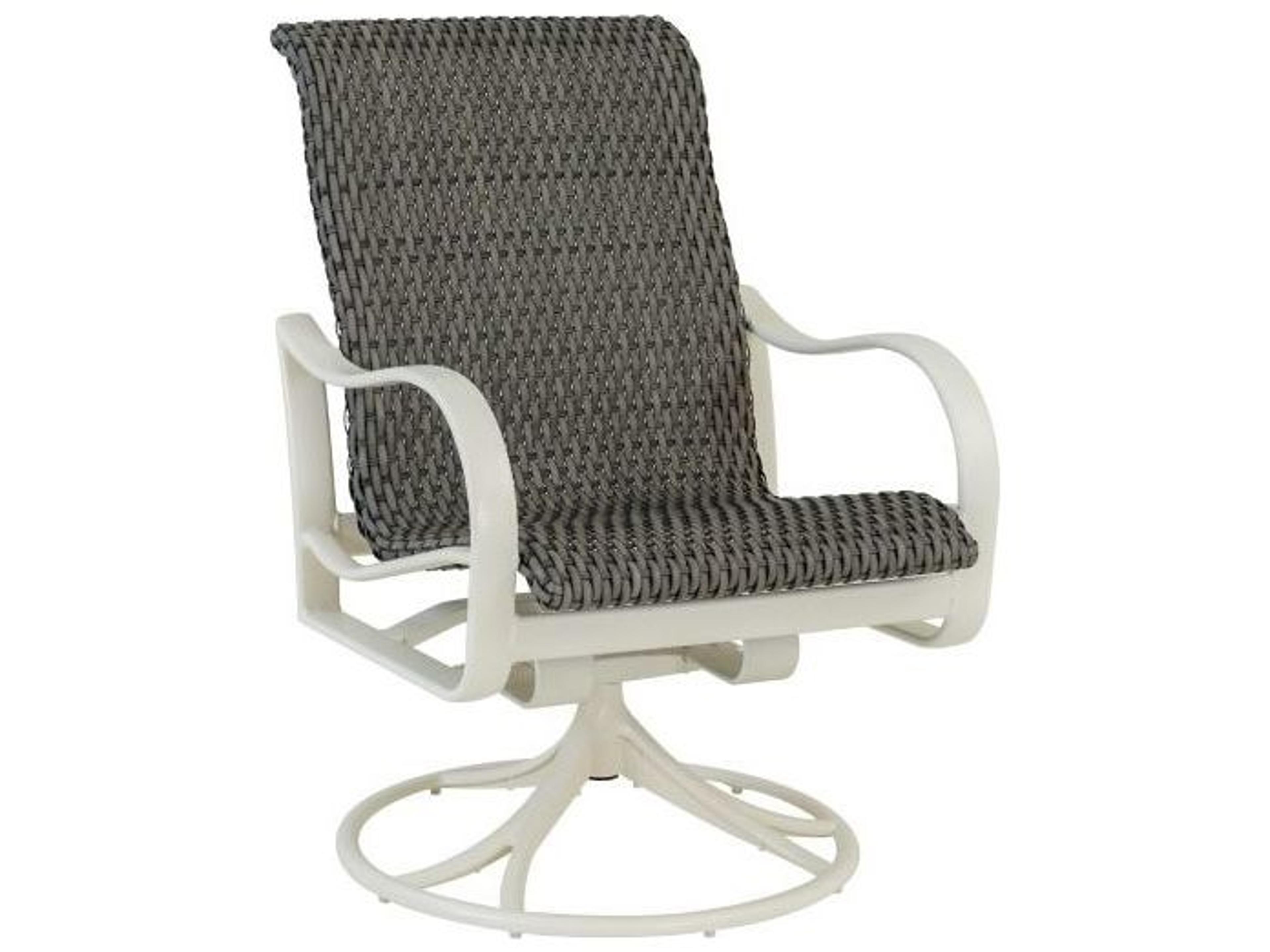 Tropitone Shoreline Woven Wicker Outdoor Dining Chair