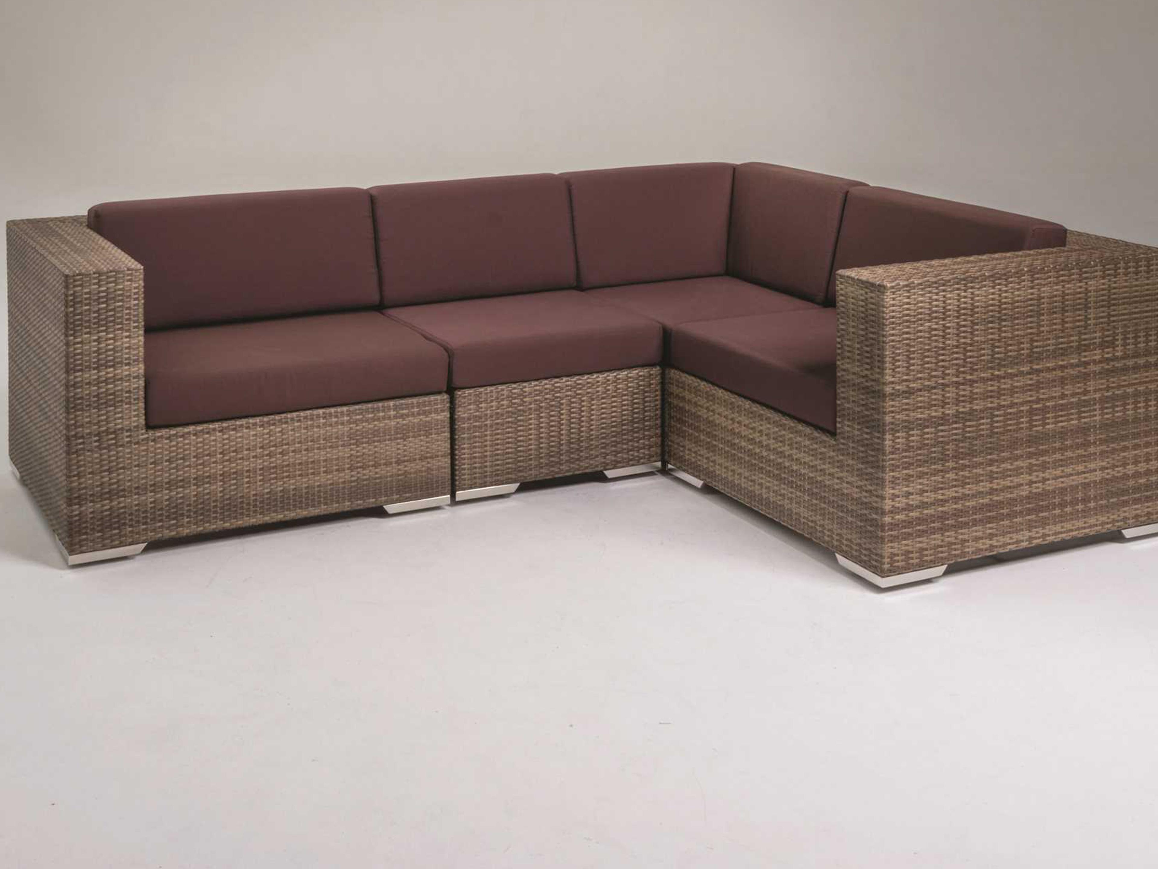 Tropitone Arzo Woven Cushion Sectional Set