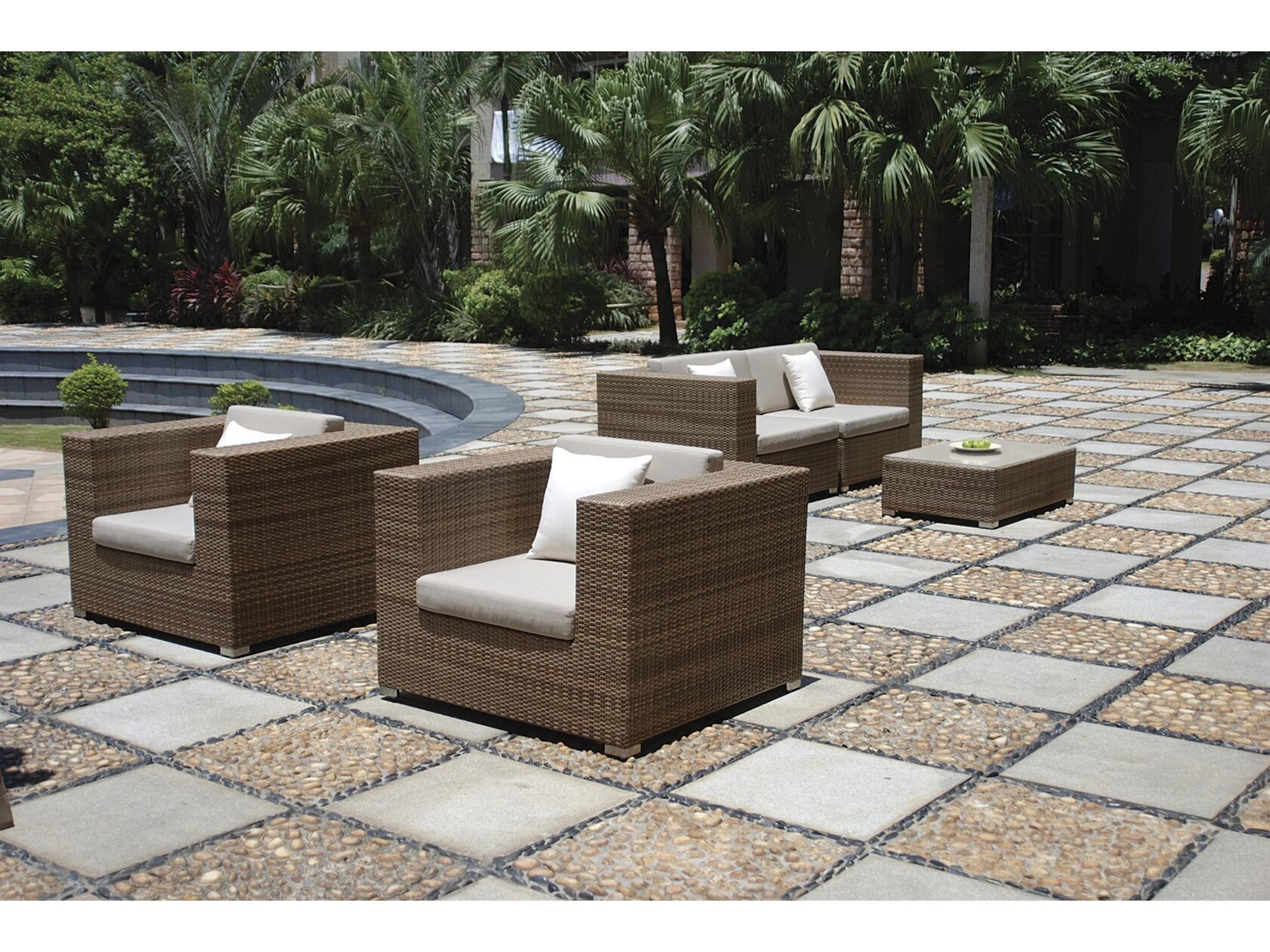 Tropitone Arzo Woven Sectional Lounge Set