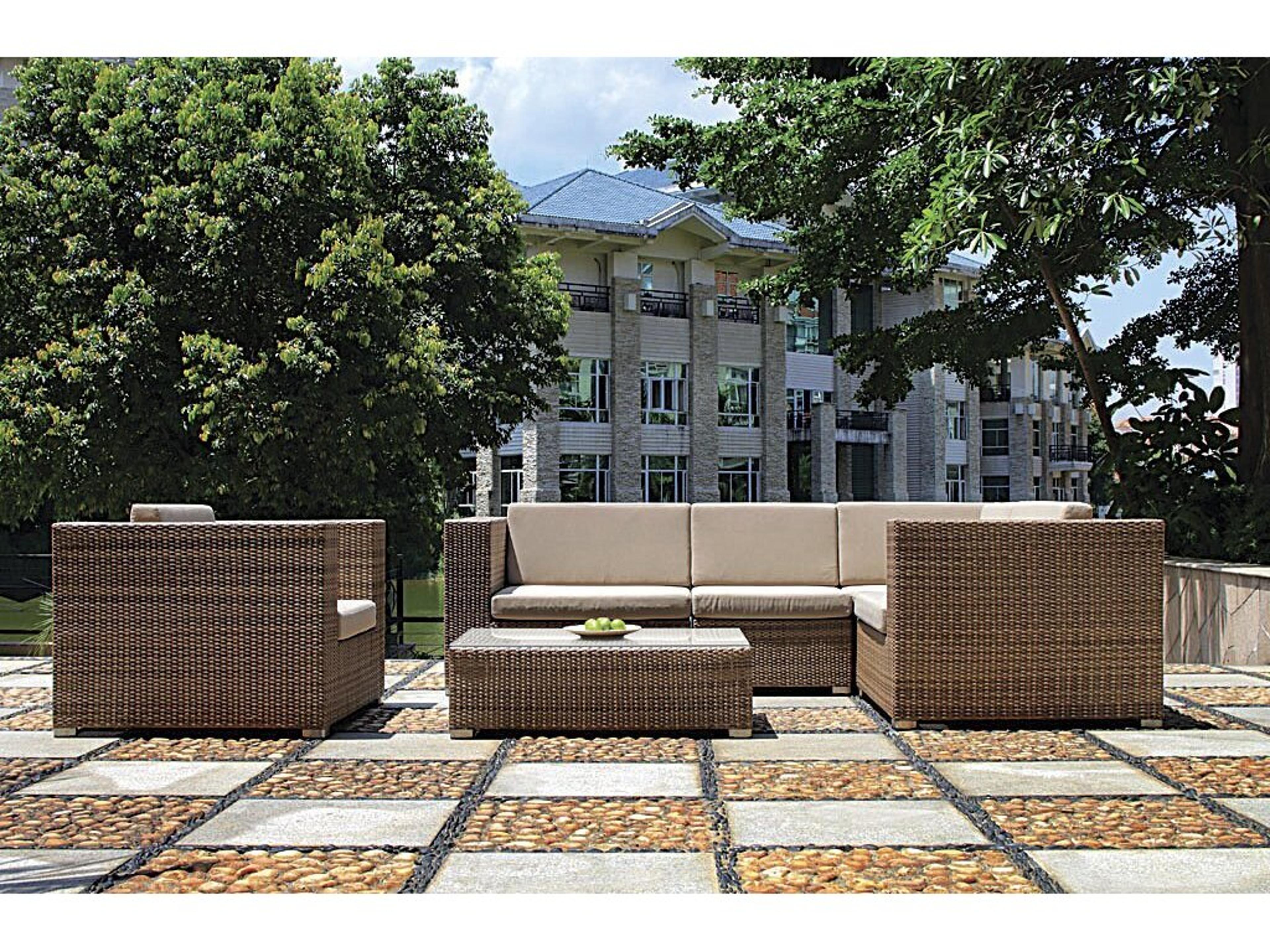 Tropitone Arzo Woven Sectional Lounge Set