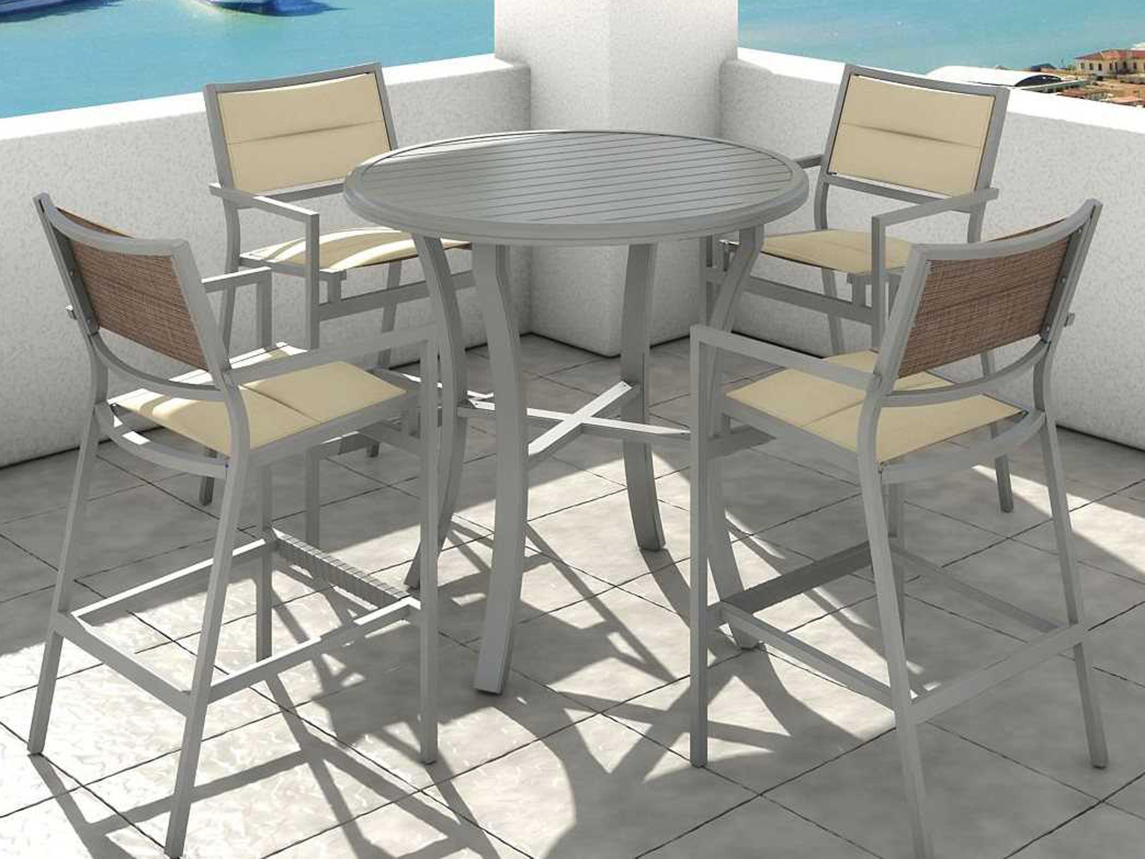 Tropitone Cabana Club Aluminum Bar Set