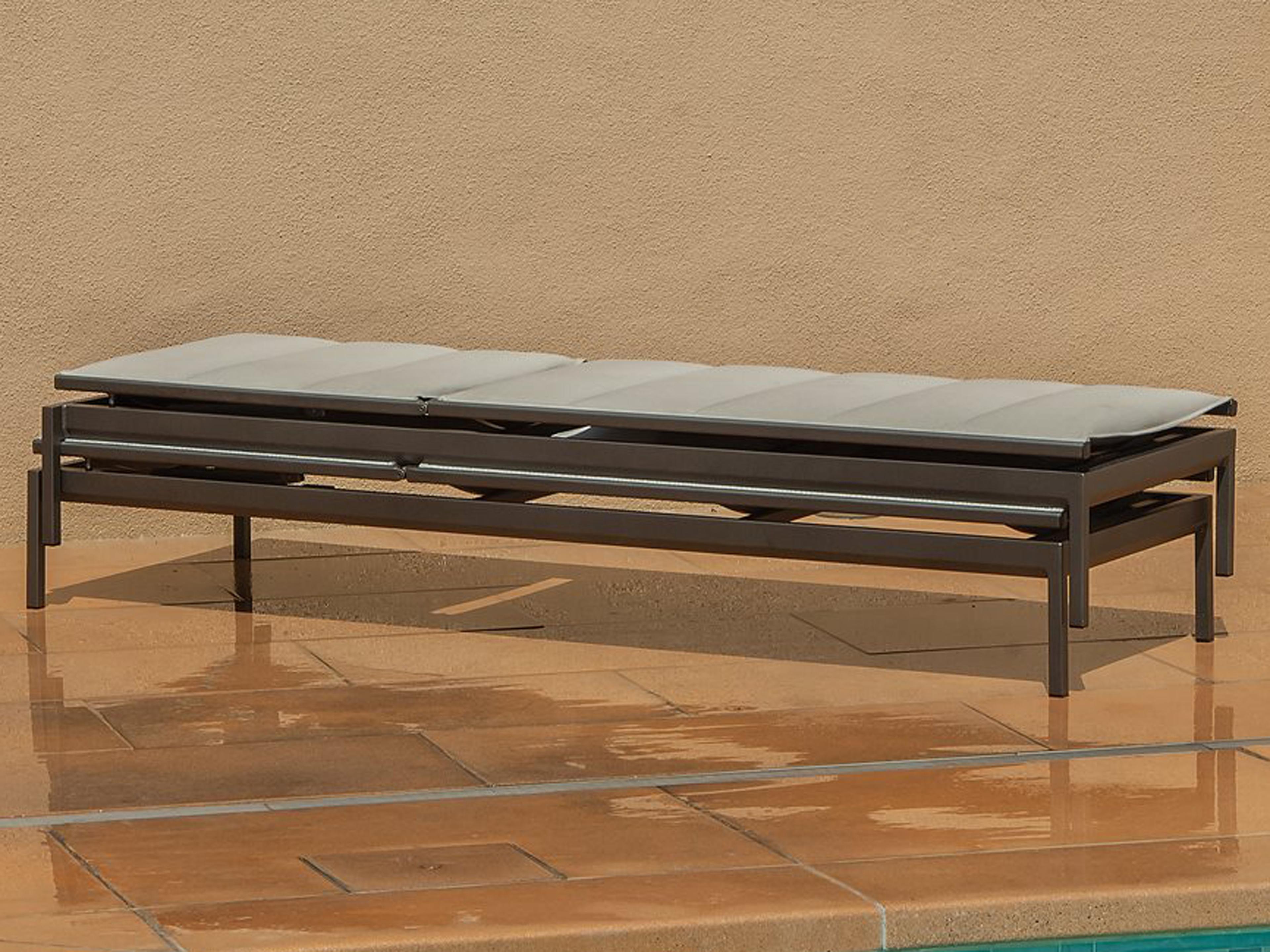 Tropitone Cabana Club Aluminum Padded Sling Patio Lounge Set