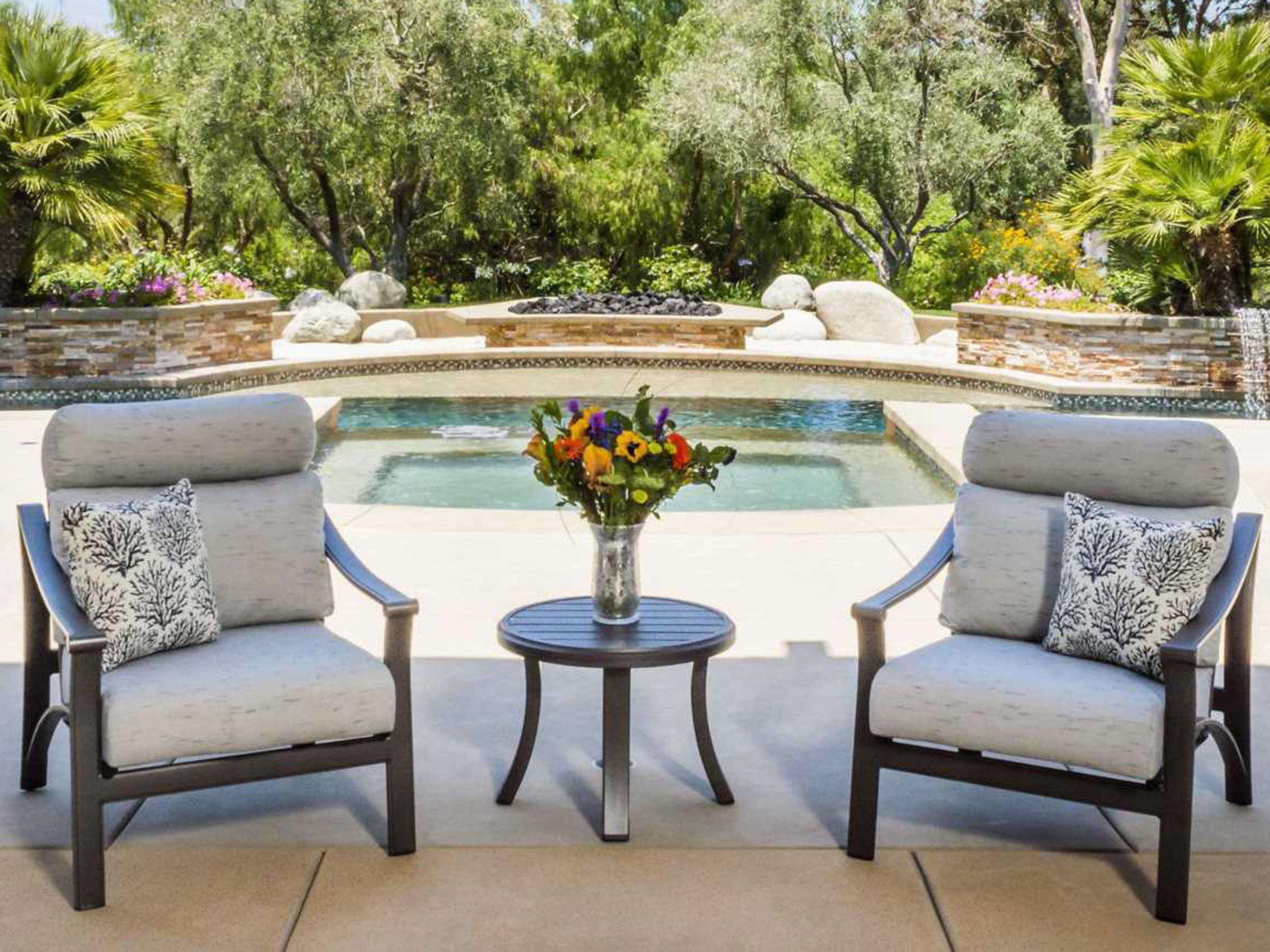 Tropitone Corsica Cushion Aluminum Outdoor Lounge Set