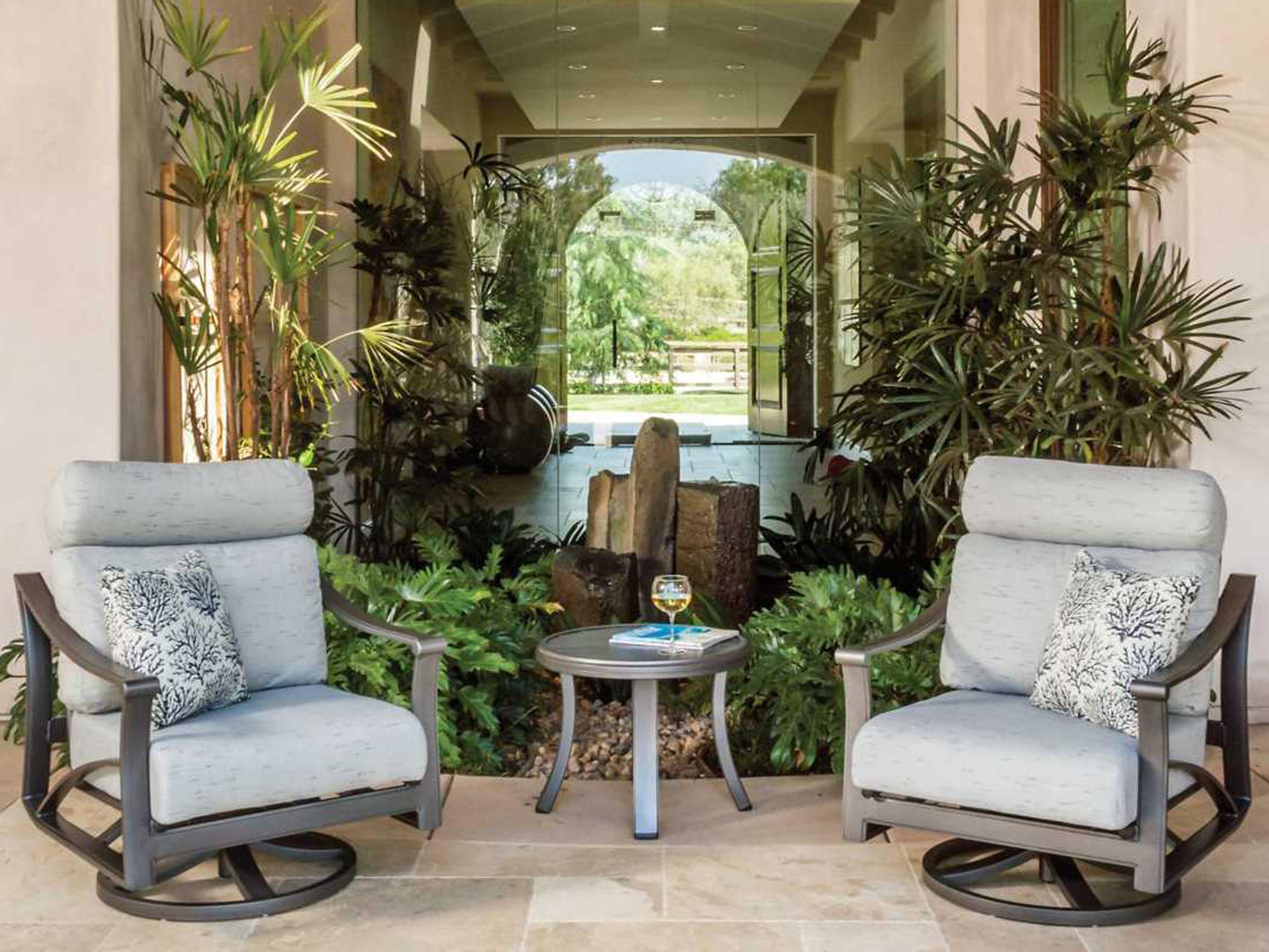 Tropitone Corsica Cushion Aluminum Outdoor Patio Lounge Set