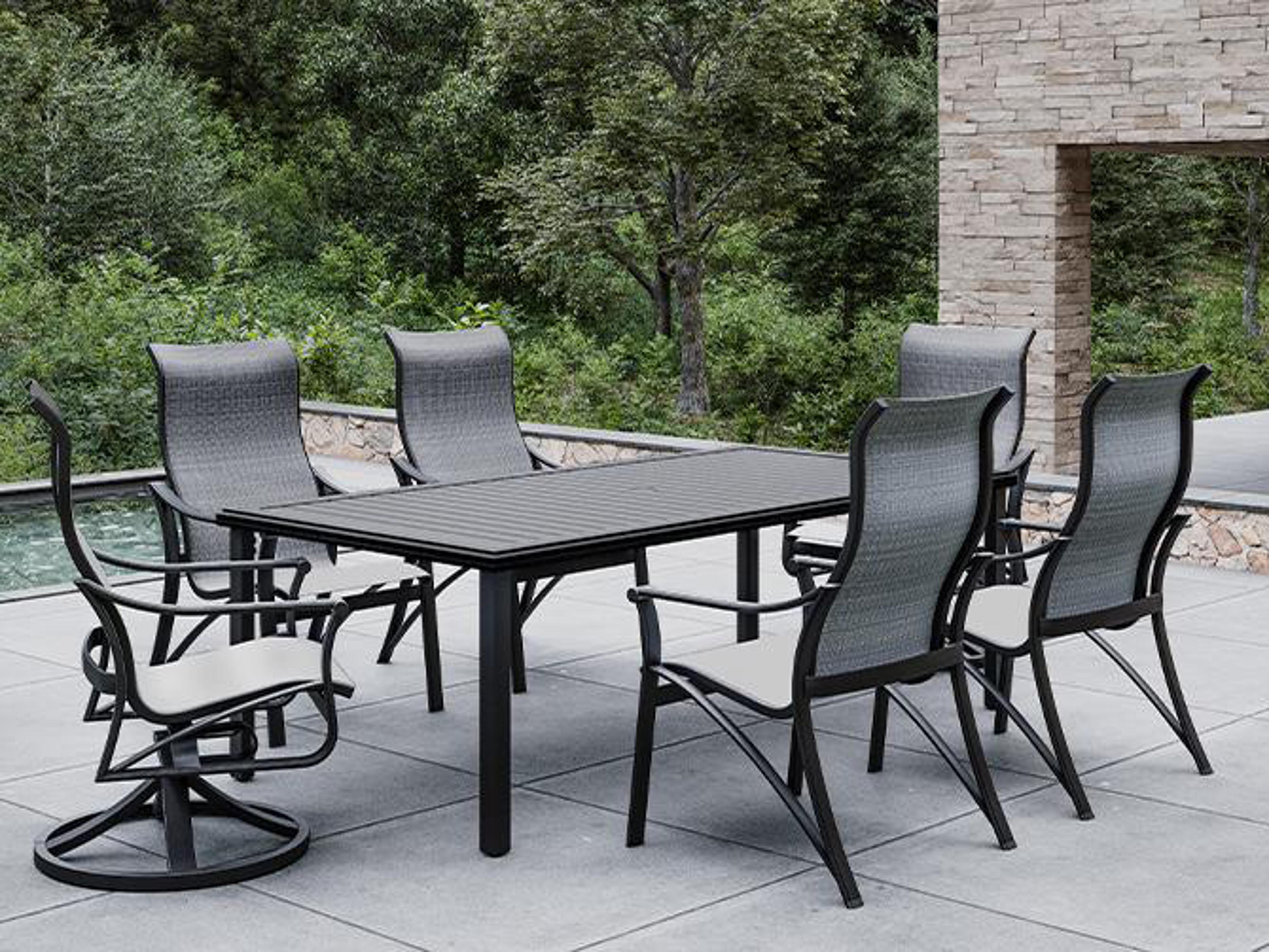 Tropitone Corsica Sling Aluminum Outdoor Dining Set
