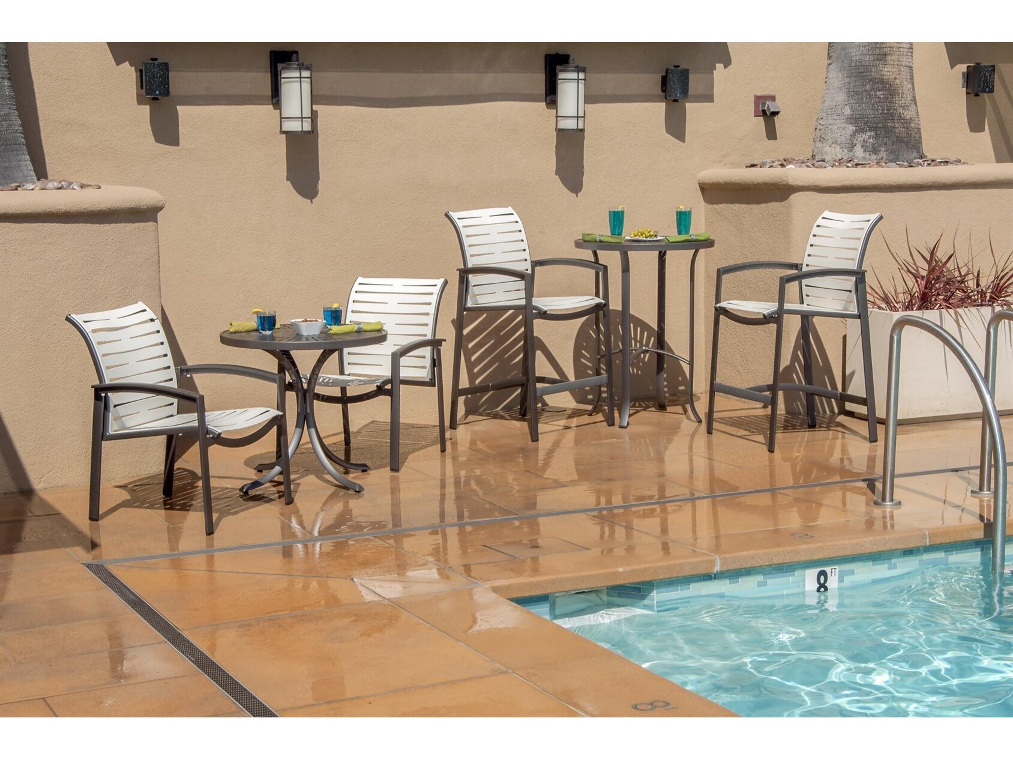 Tropitone Elance Ez Span Aluminum Dining Set