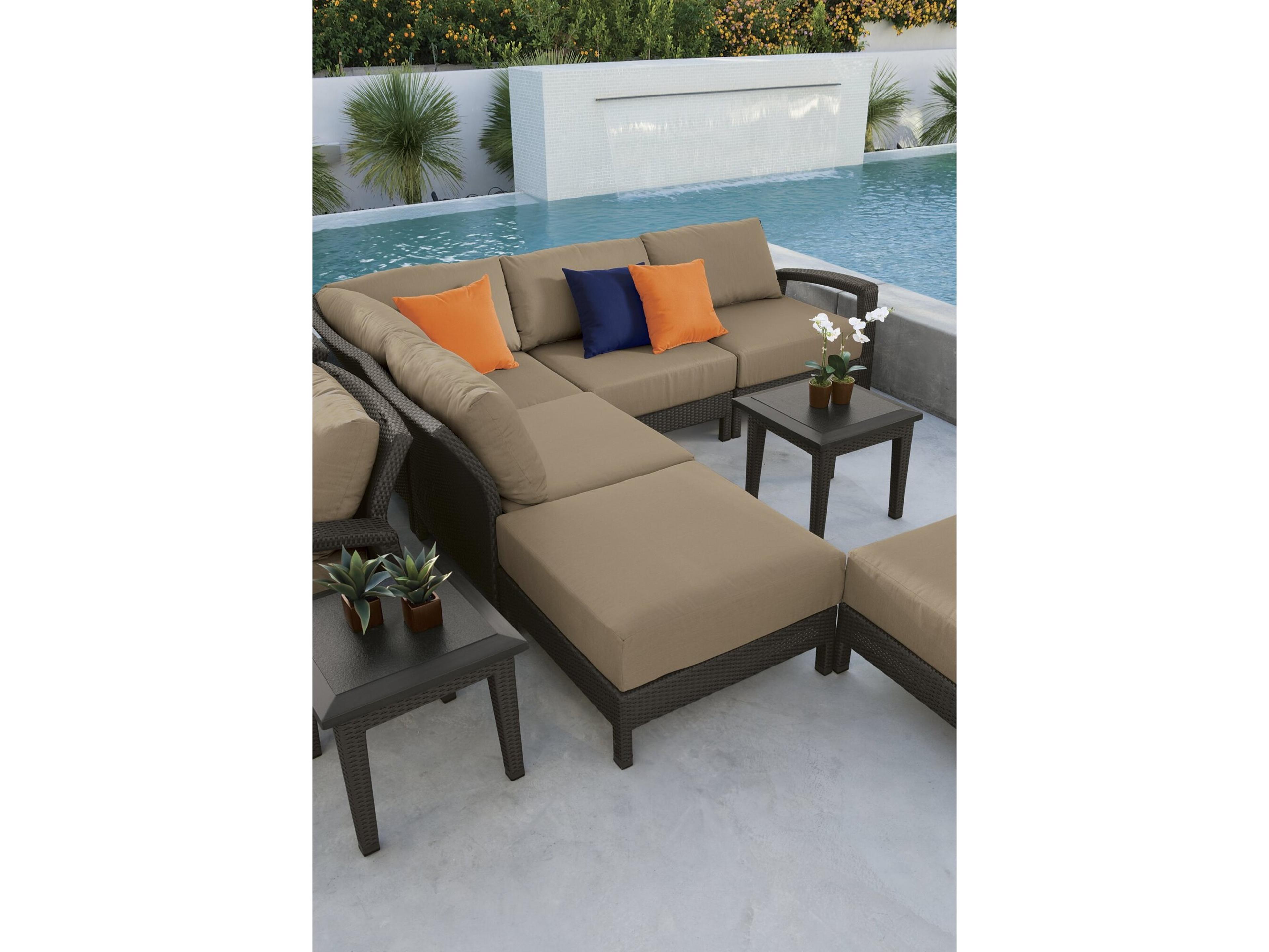 Tropitone Evo Woven Deep Seating Sectional Lounge Set