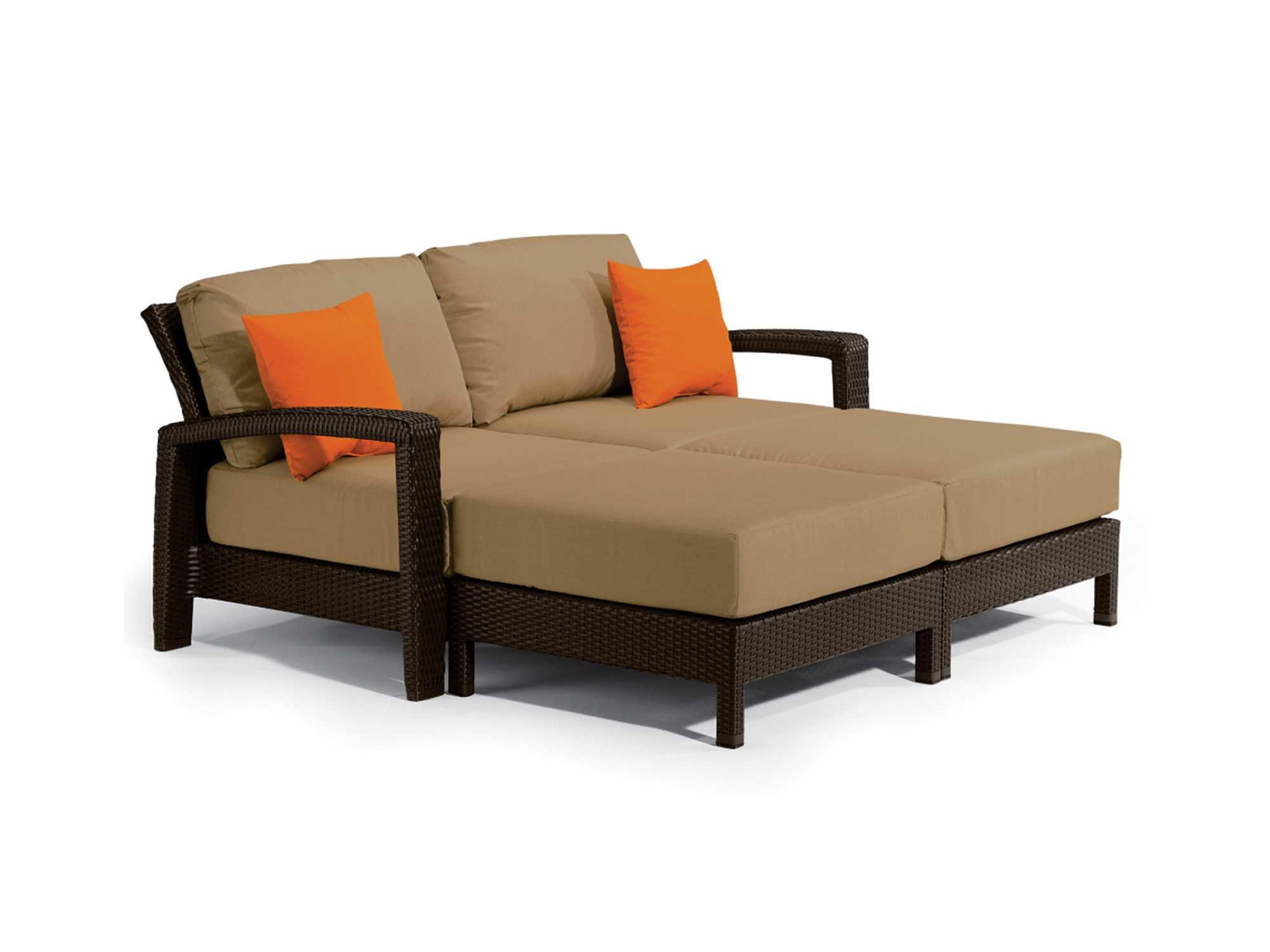 Tropitone Evo Woven Deep Seating Double Outdoor Patio Lounge Set