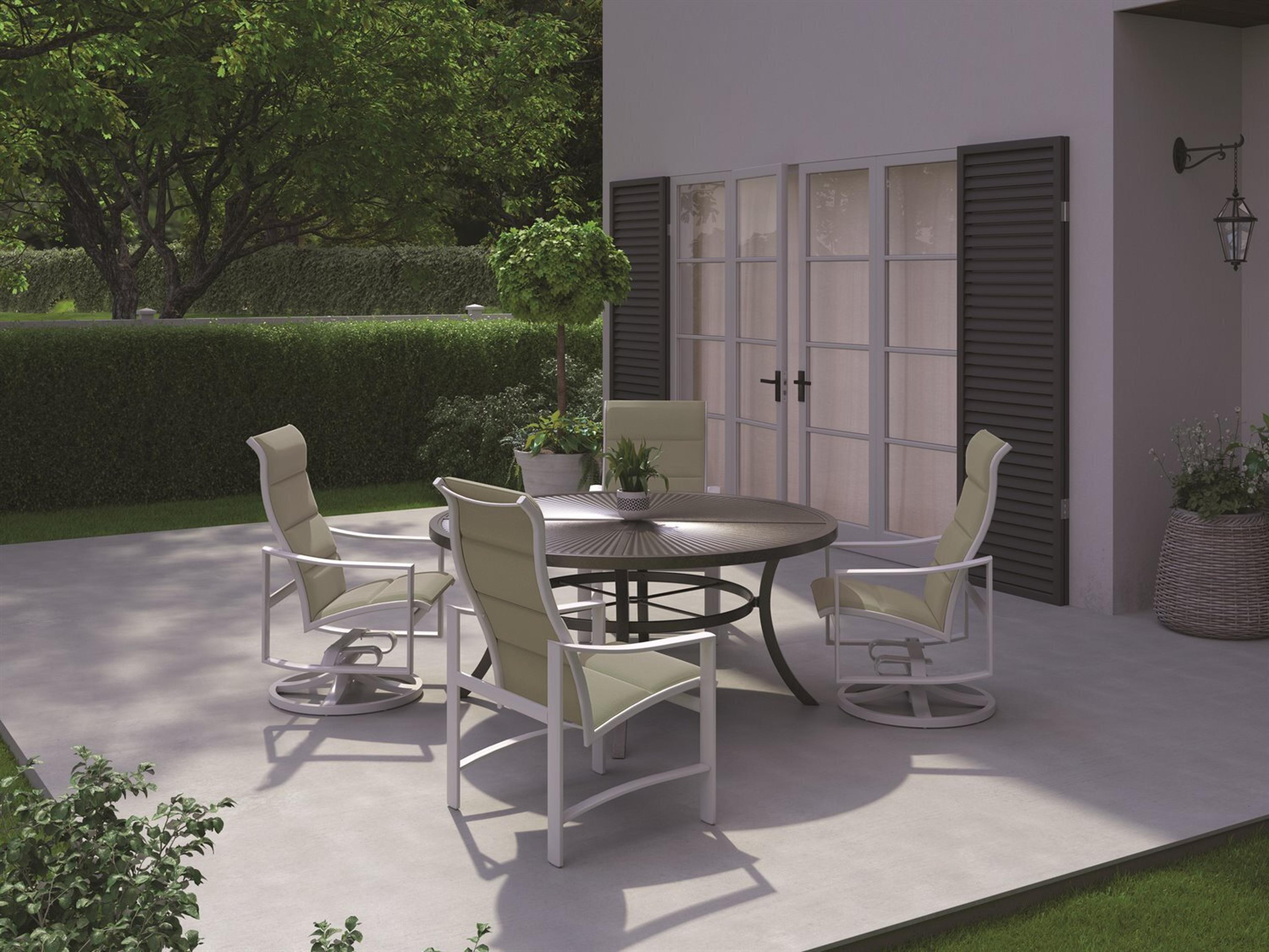 Tropitone Kenzo Padded Sling Dining Set