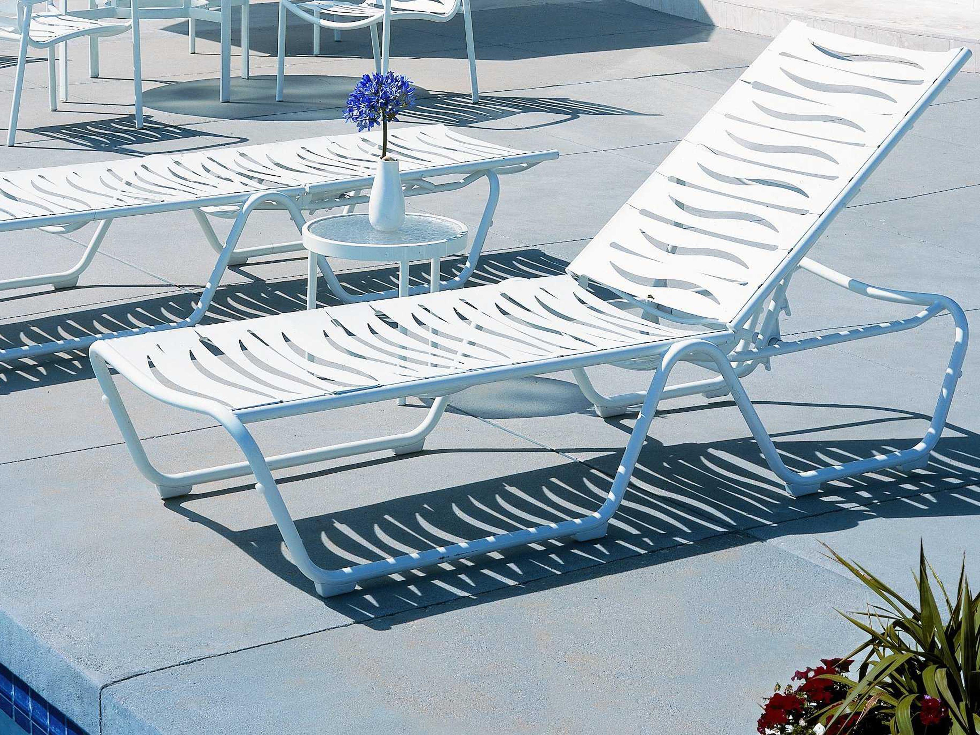 Tropitone Millennia Wave Segment Aluminum Outdoor Patio Lounge Set