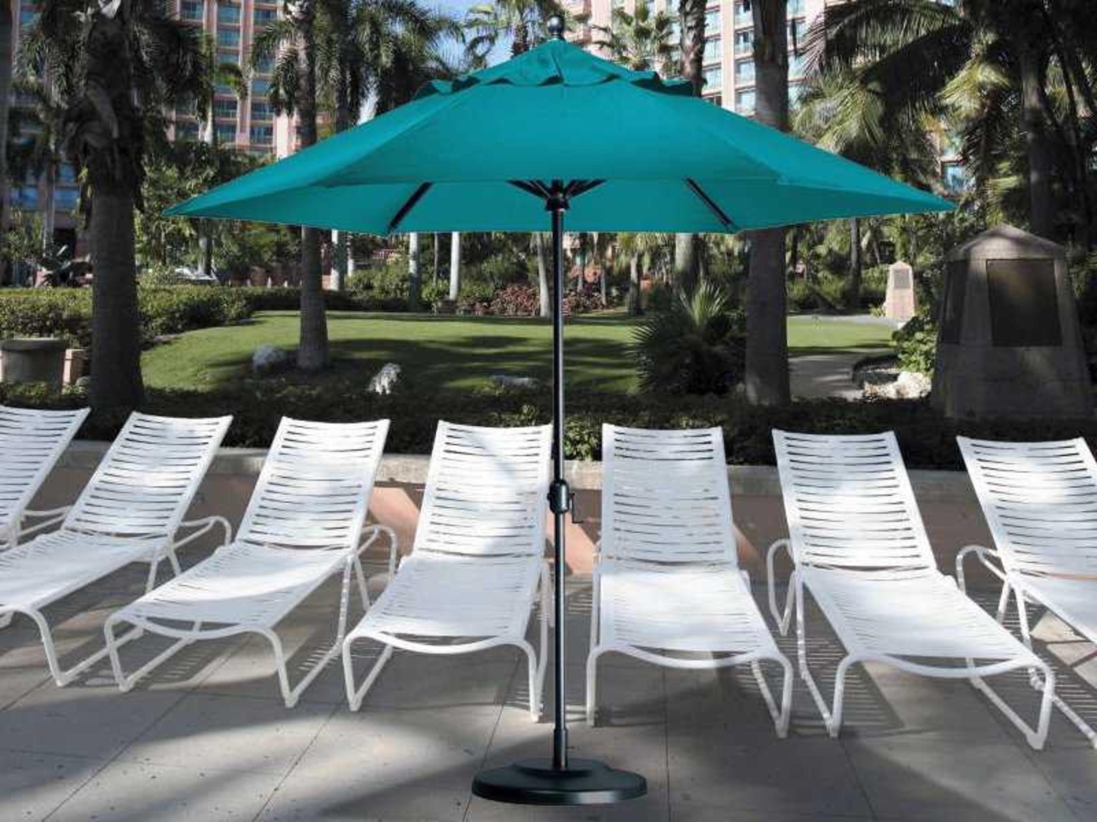 Tropitone Portofino 8.5 Foot Aluminum Market Crank Patio Umbrella
