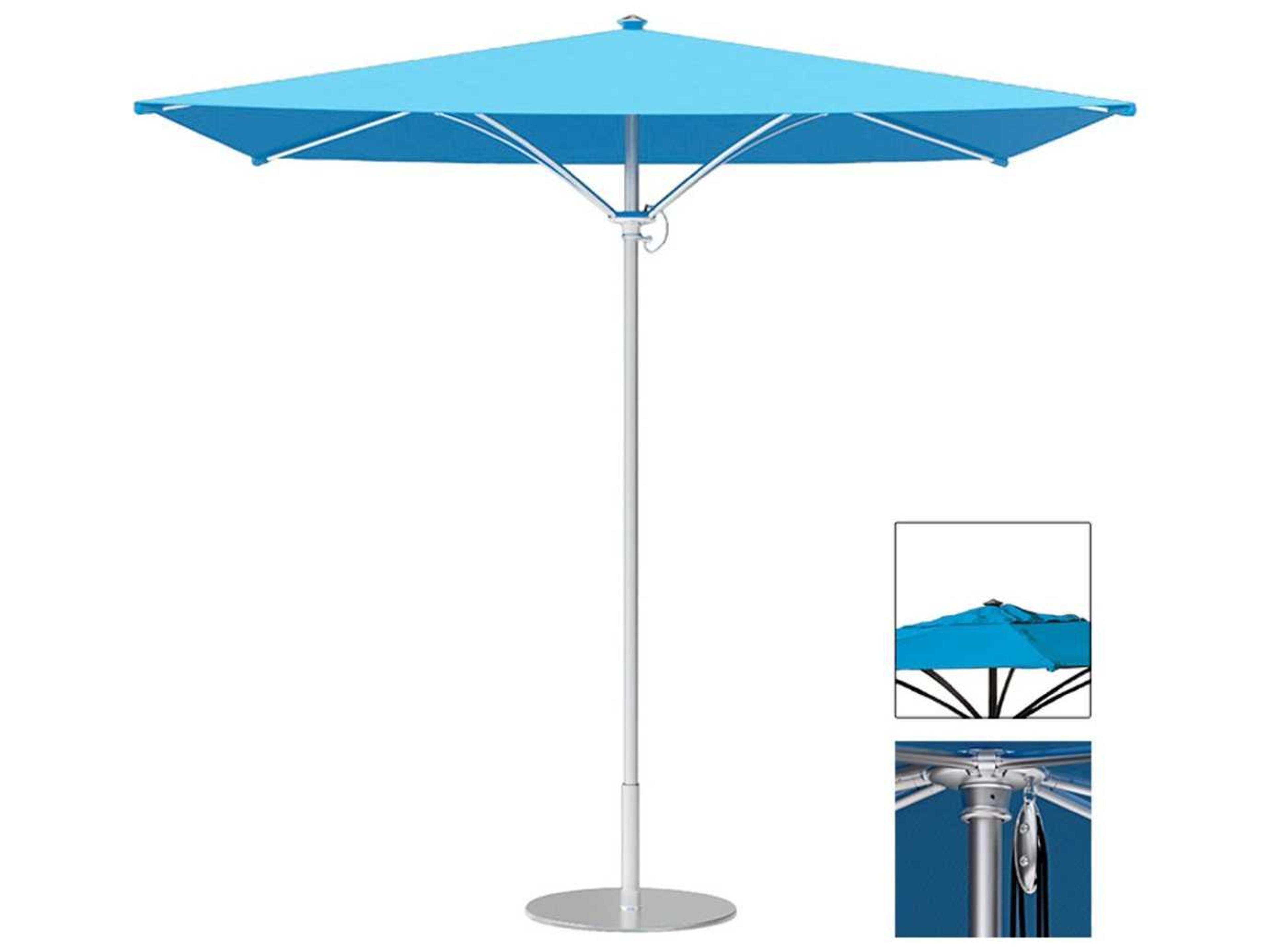 Tropitone Trace Aluminum 8 Foot Square Pulley Lift with Vent